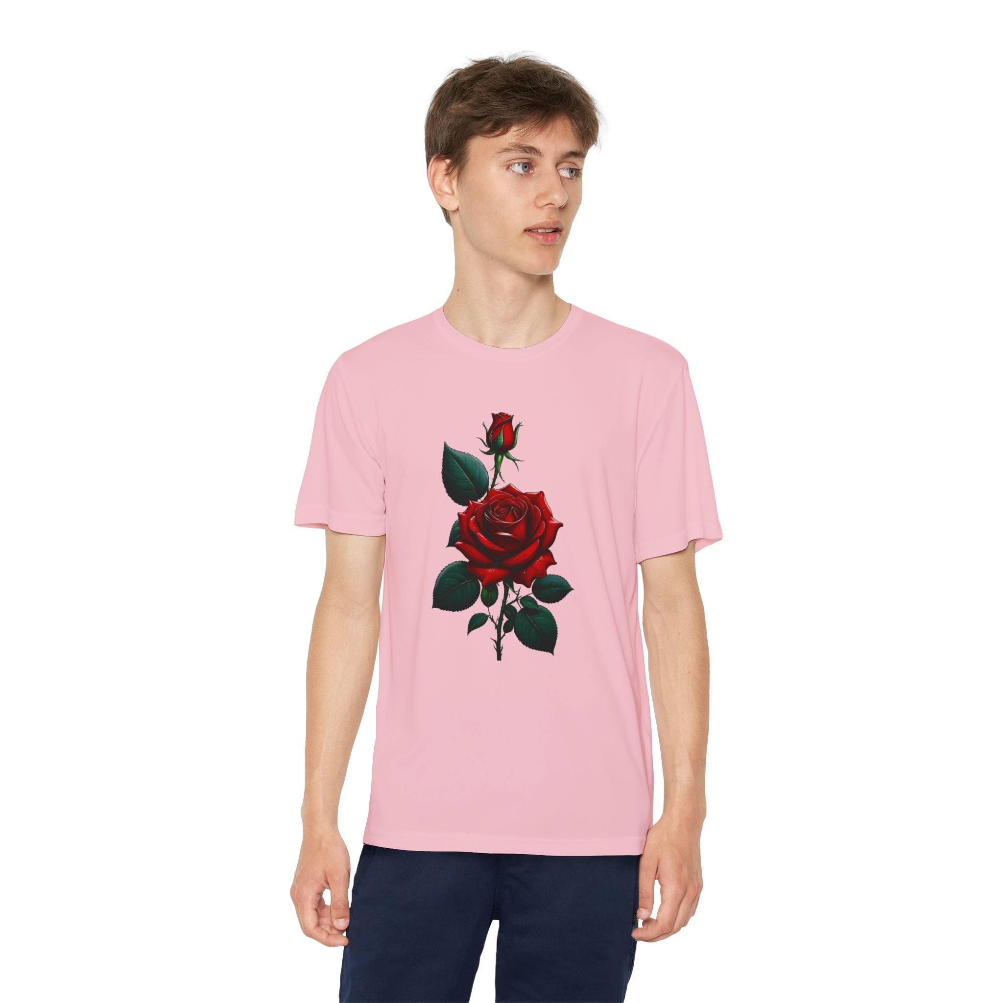 Flower Youth Tshirt, Girls Floral Tee, Kids Spring Shirt, Children's Botanical Top, Teen Blossom T-Shirt