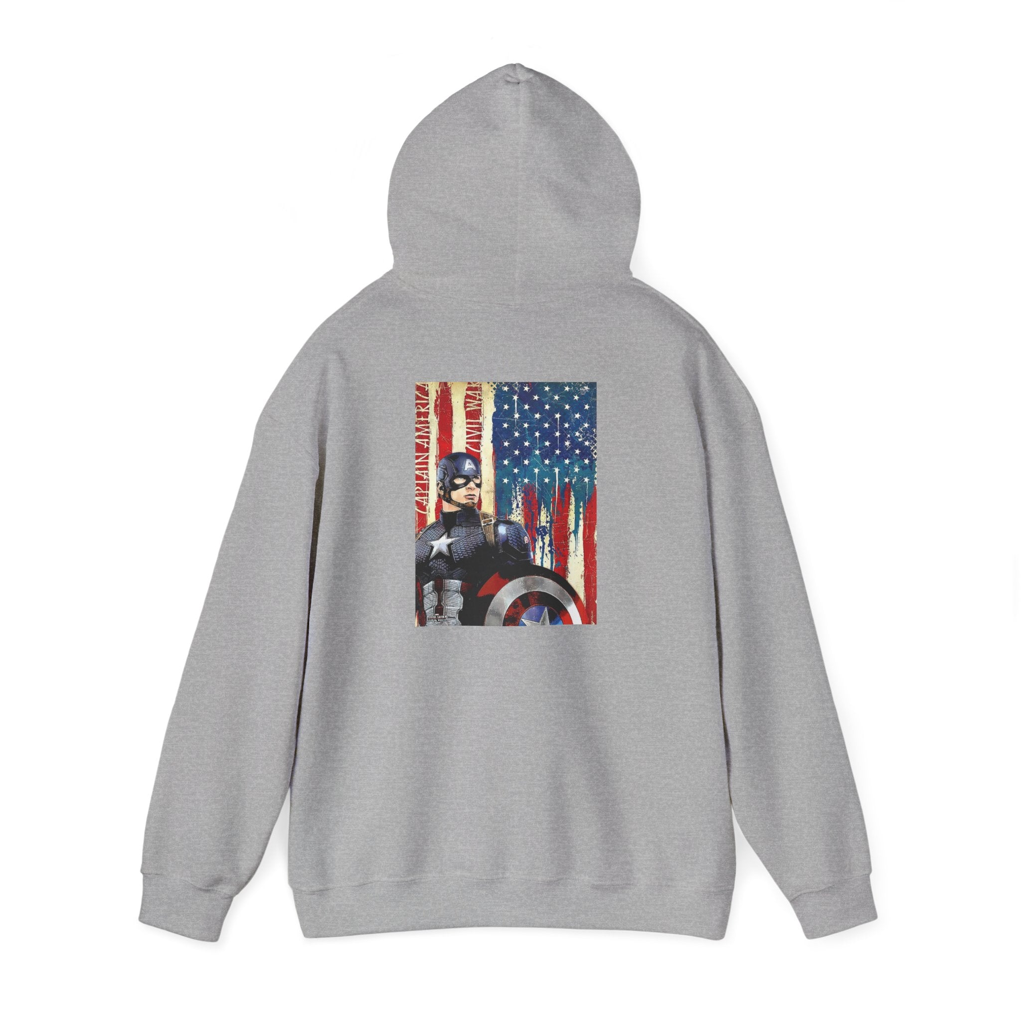 Hooded Sweatshirt - Captain America Design