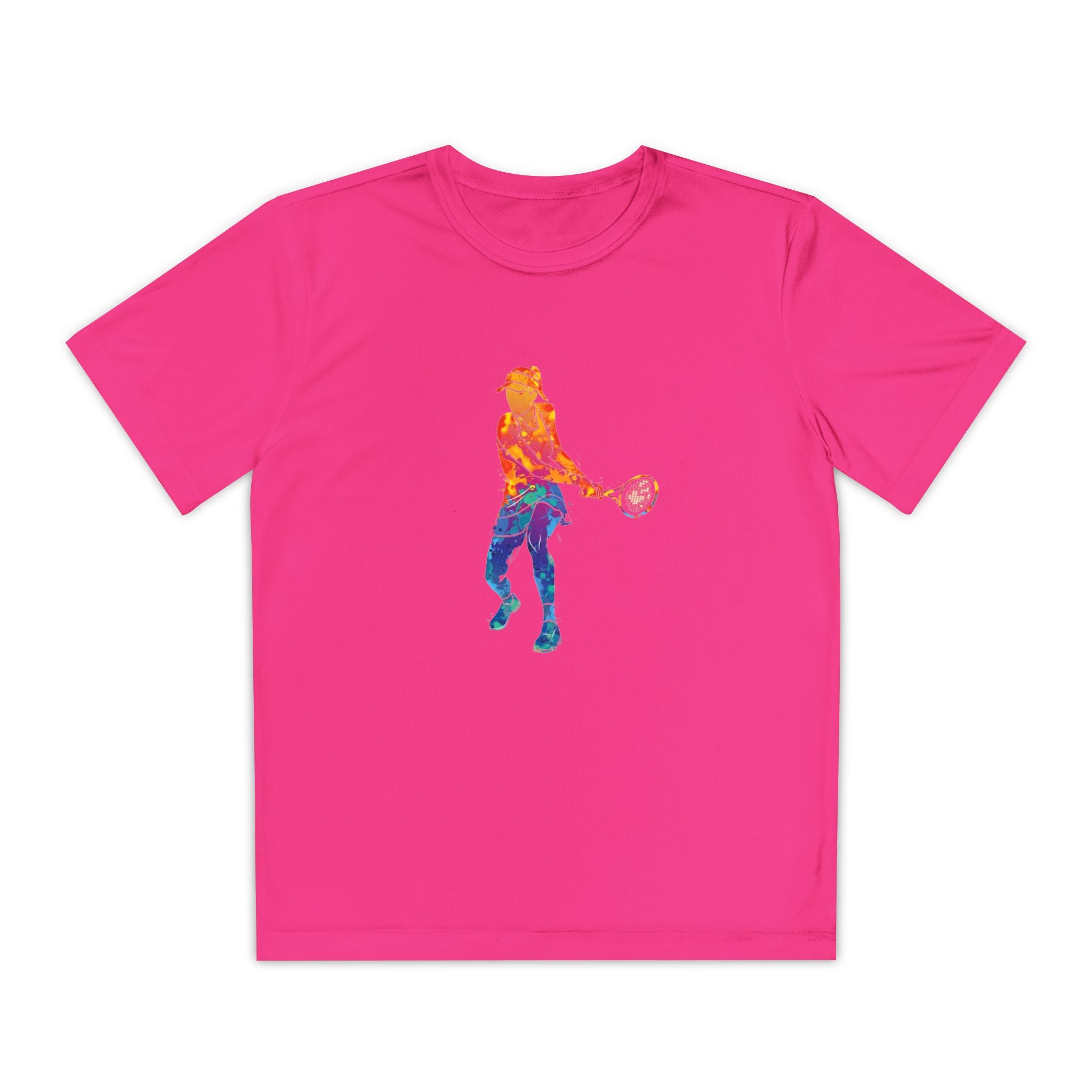 Tennis Youth Sports Graphic Tee, Cool Athletic Shirt for Kids, Perfect for Sports Events, Team Spirit, Birthday Gift, Summer Activities