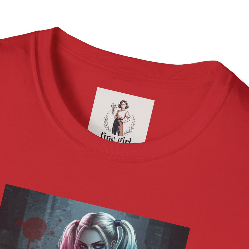 Haily Quinn Superhero Marvel Unisex Softstyle T-Shirt, Comic Book Tee, Graphic Novel Shirt, Geeky Clothing, Cosplay Costume Top