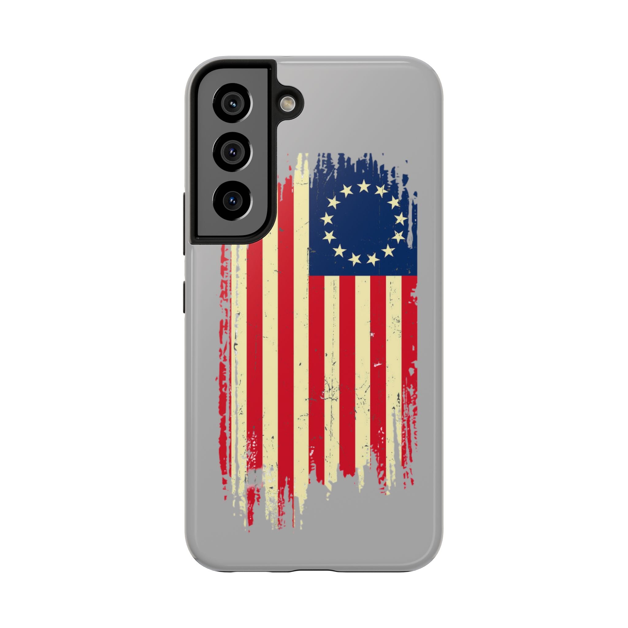 Patriotic Phone Cases with Vintage Flag Design, Tough Case for Independence Day, Memorial Day, 4th of July, Gift for Veterans, USA Pride