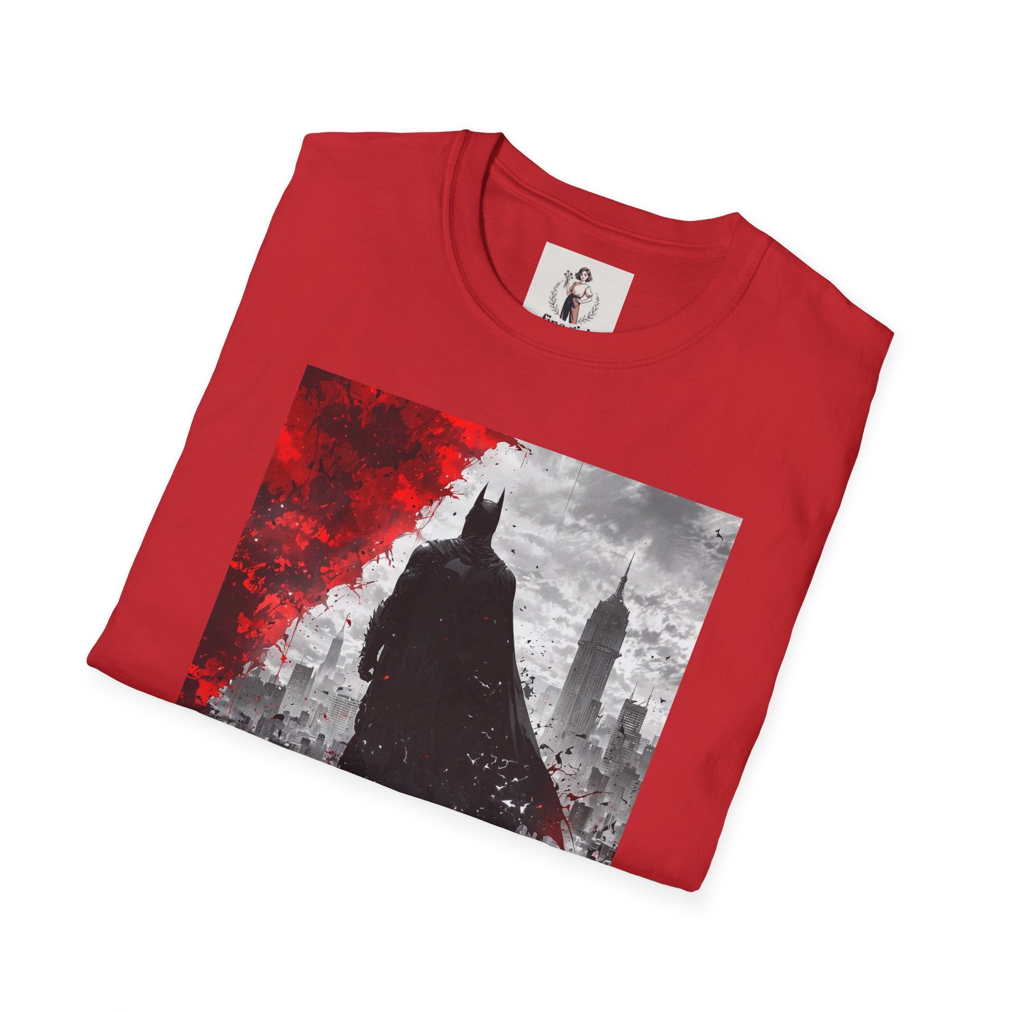 Batman Marvel Unisex Softstyle T-Shirt, Comic Book Tee, Geeky Clothing, Cosplay Costume Top