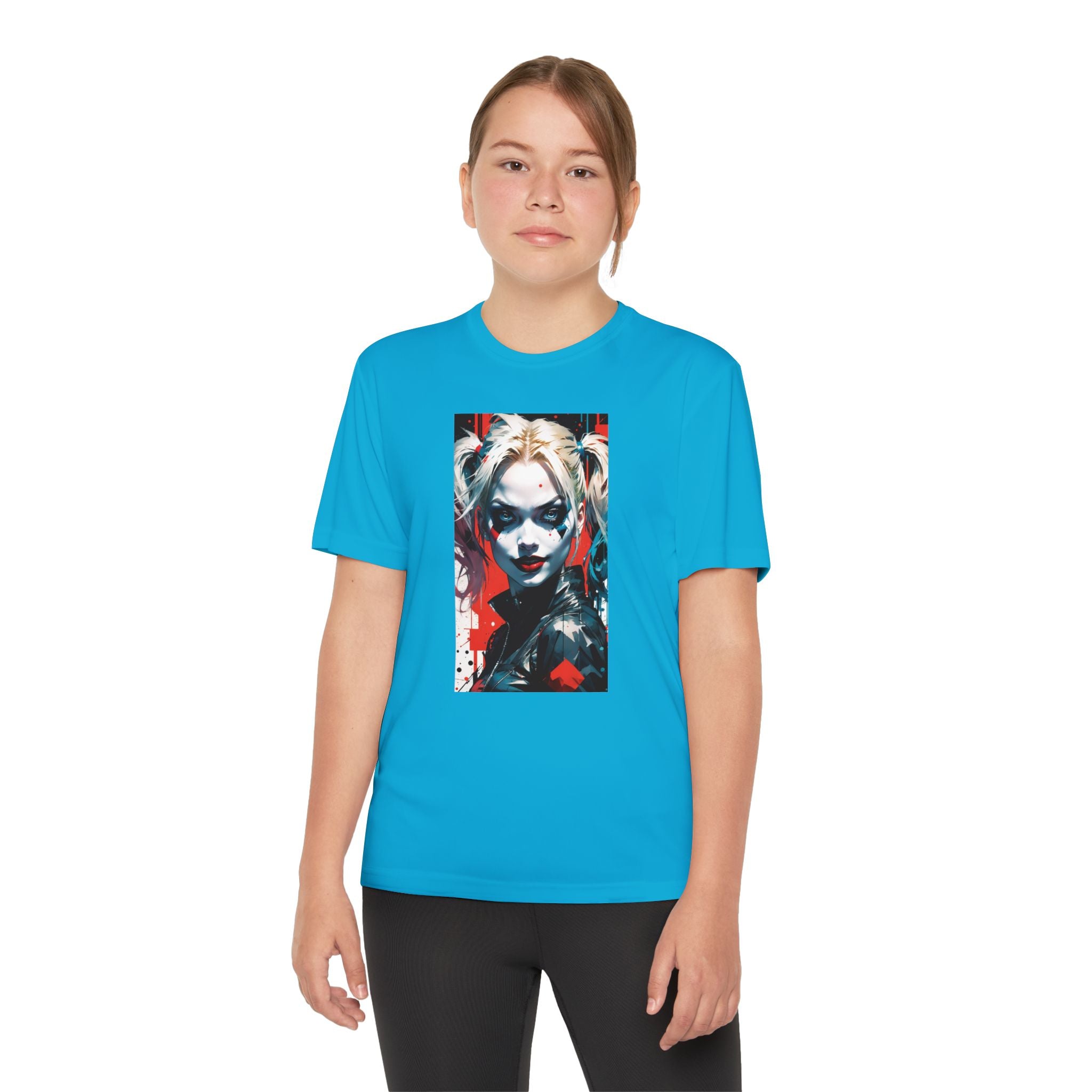 Superhero Youth T-Shirt Sports Graphic Tee, Cool Athletic Shirt for Kids