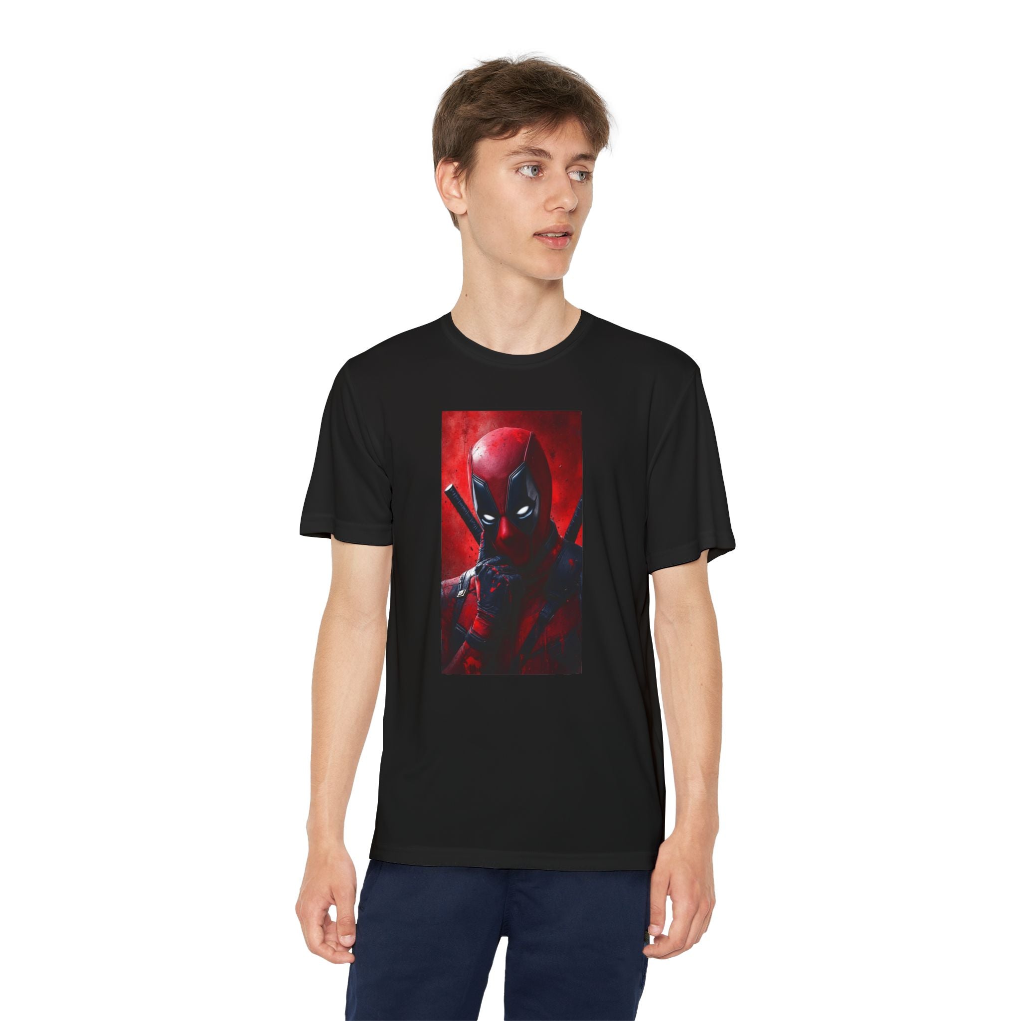 Deadpool Superhero Marvel Patriotic, Kids Graphic T-Shirt, Boys Hero Top, Girls Comic Book Clothing, Birthday