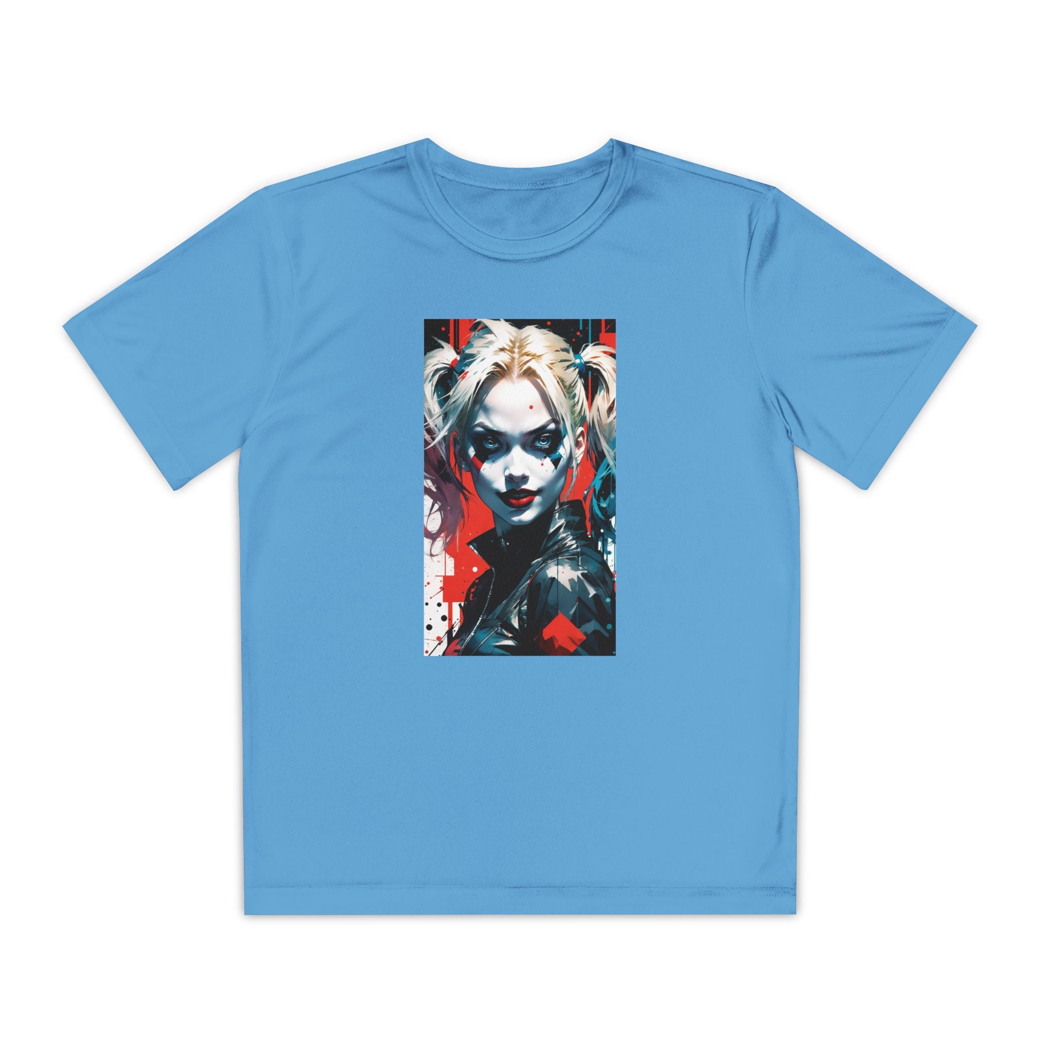 Superhero Youth T-Shirt Sports Graphic Tee, Cool Athletic Shirt for Kids