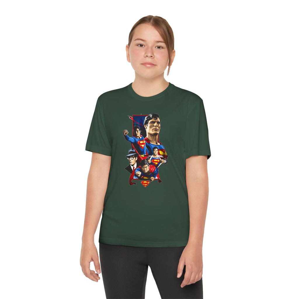 Superman Youth T-Shirt Sports Graphic Tee, Cool Athletic Shirt for Kids, Perfect for Sports Events, Team Spirit