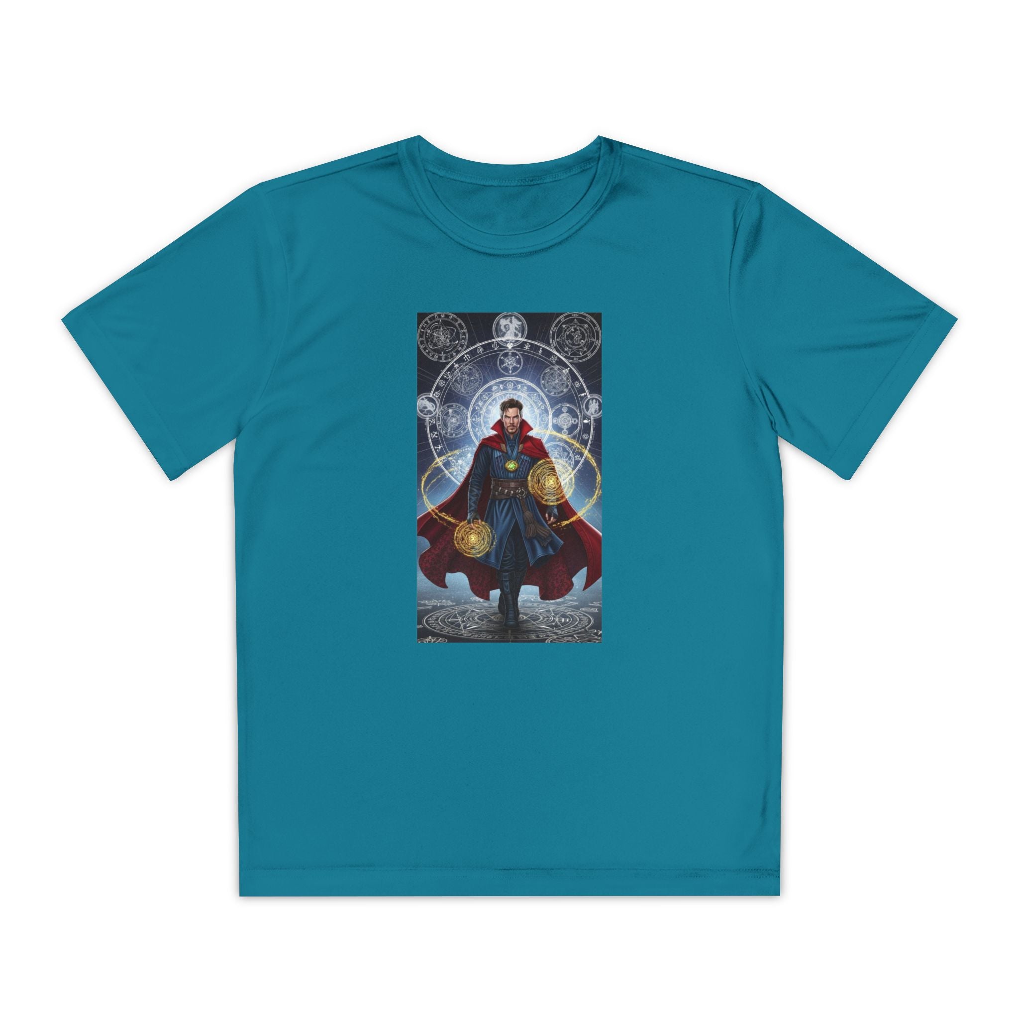 Superhero Youth T-Shirt Sports Graphic Tee, Cool Athletic Shirt for Kids, Perfect for Sports Events, Team Spirit