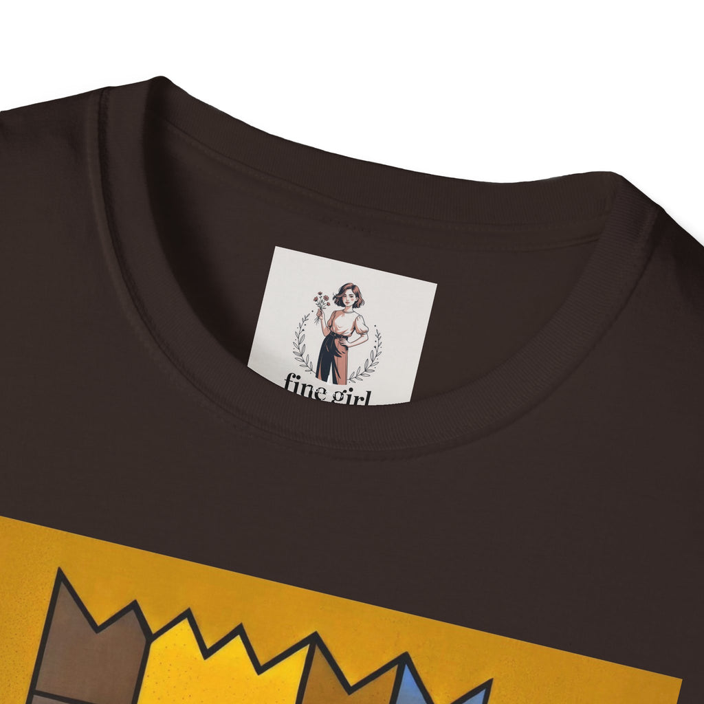 Bart Simpson TV Themed T-Shirt Unisex Softstyle T-Shirt