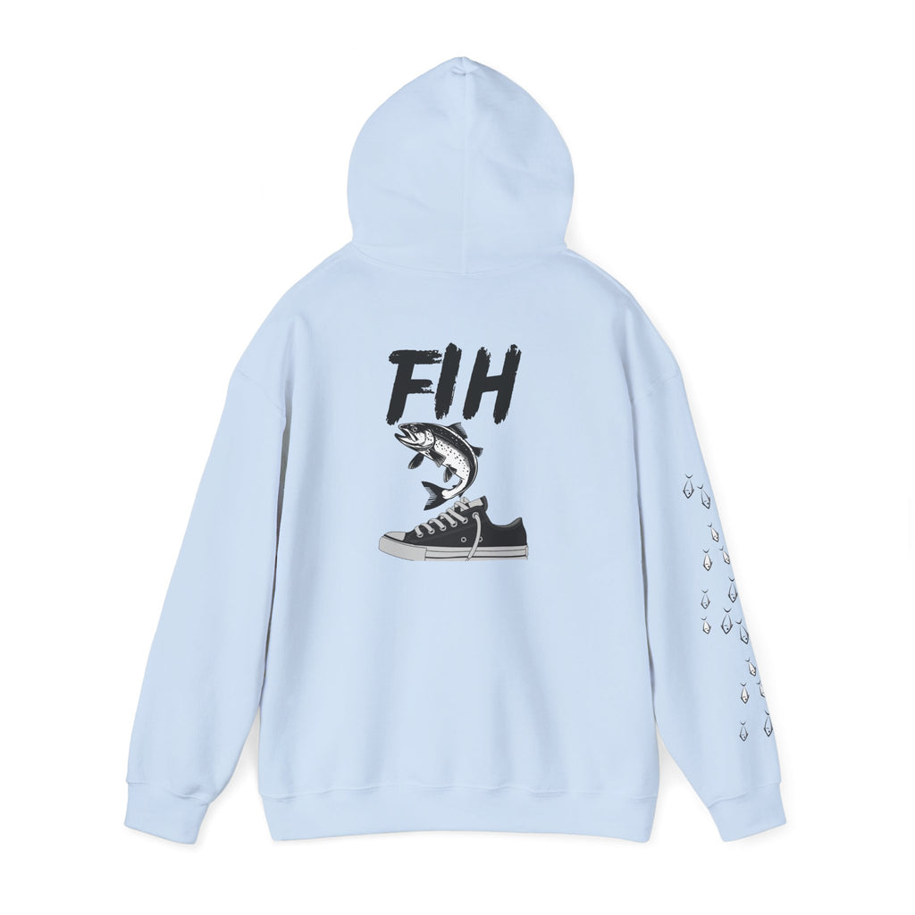 Fishing Patriotic Hoodie, American Flag Sweatshirt, Fisherman Gift, Outdoor Fishing Apparel, USA Pride Jumper