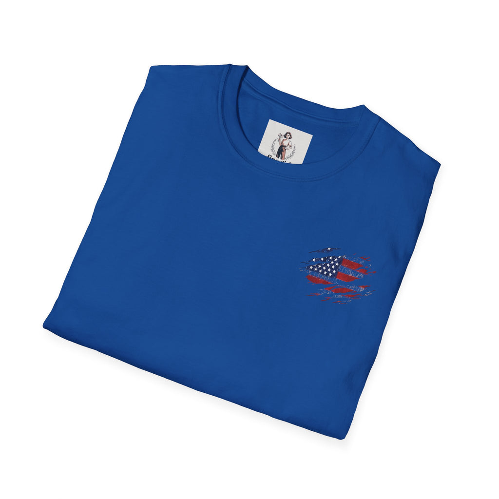 Paramedic Patriotic T-Shirt - USA Flag Tee, Fourth of July Shirt, American Pride Top, Independence Day Apparel, Red White Blue