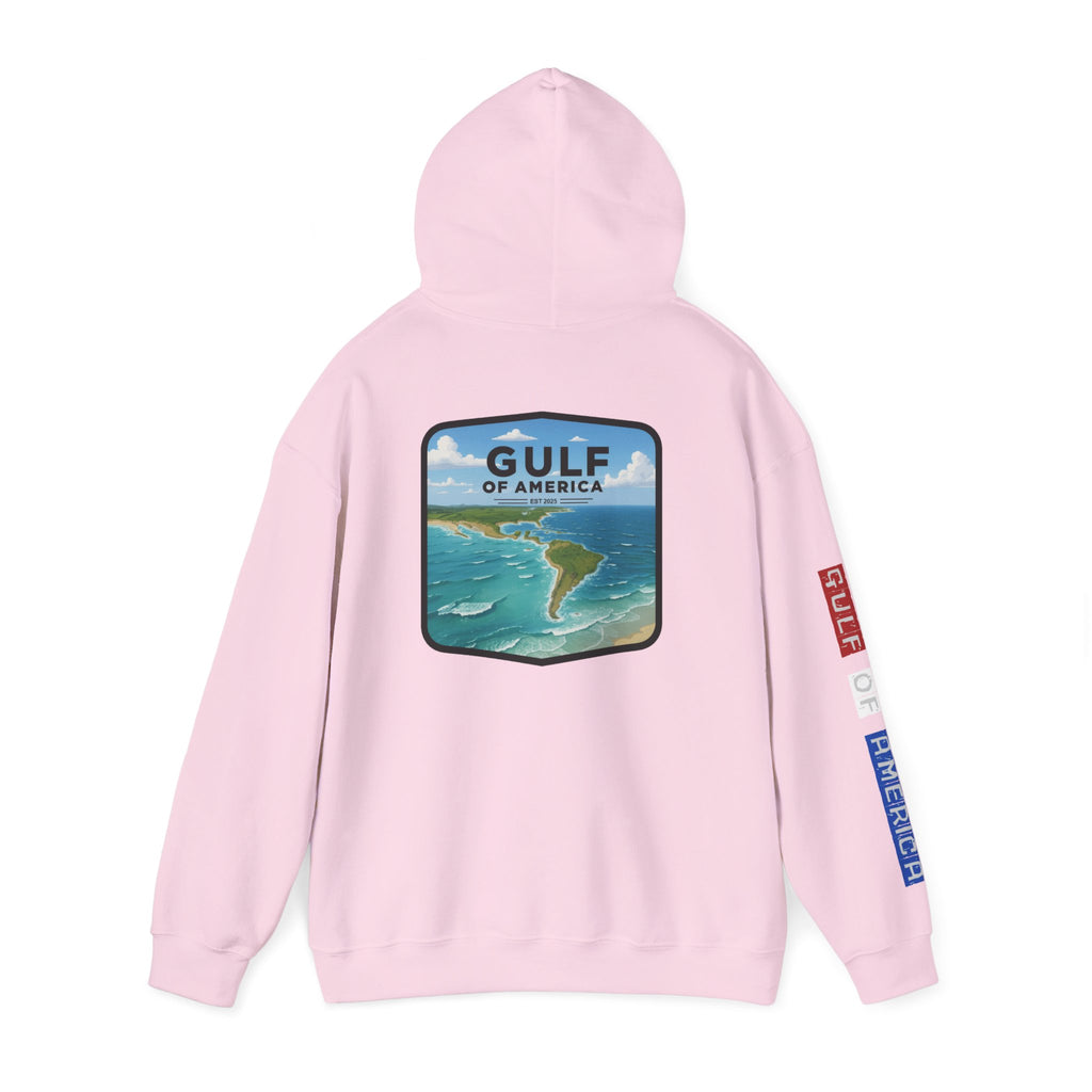 Gulf Of America Patriotic Hoodie, USA Patriotism Sweatshirt, American Flag Pullover, Independence Day Apparel, Fourth of July Gift
