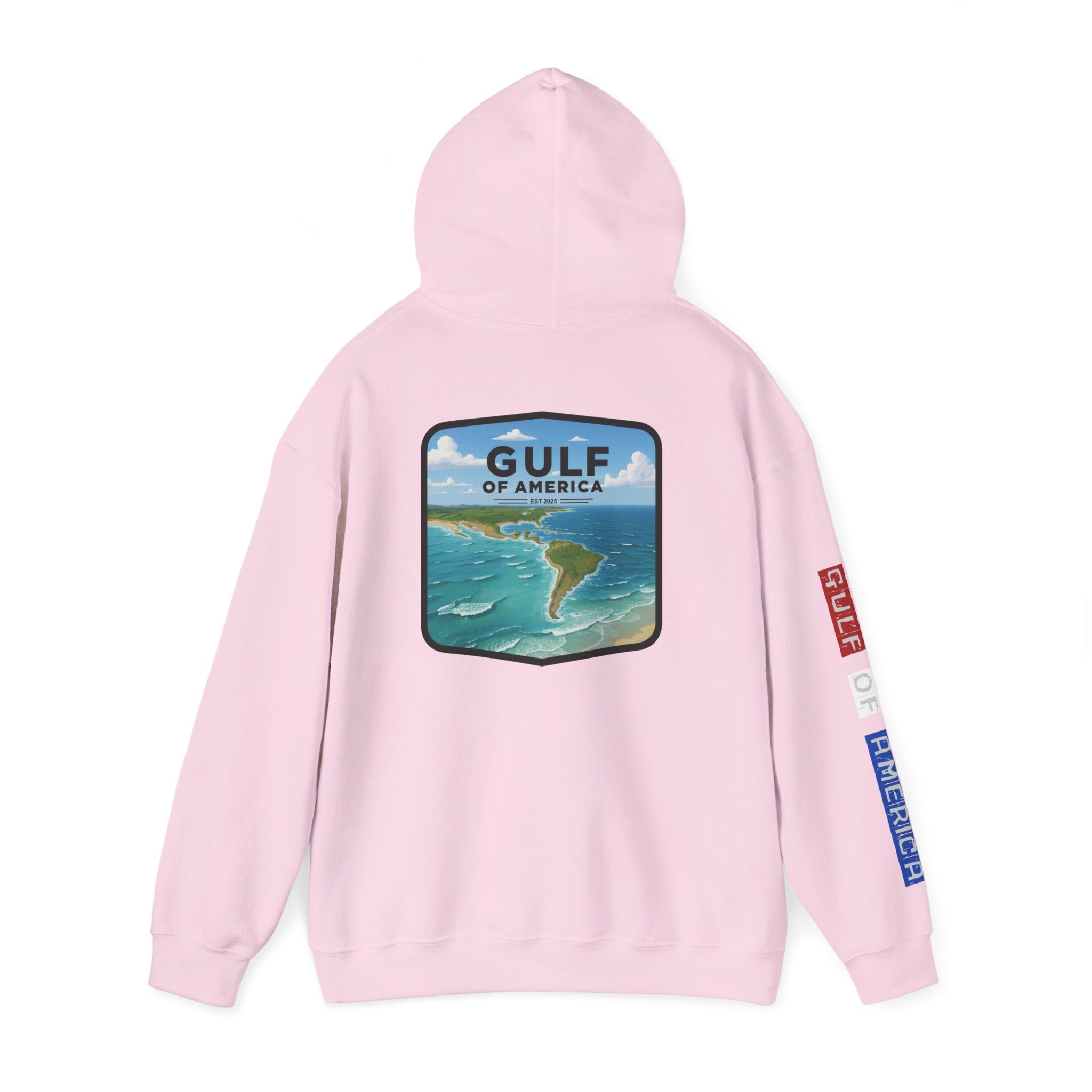 Gulf Of America Patriotic Hoodie, USA Patriotism Sweatshirt, American Flag Pullover, Independence Day Apparel, Fourth of July Gift