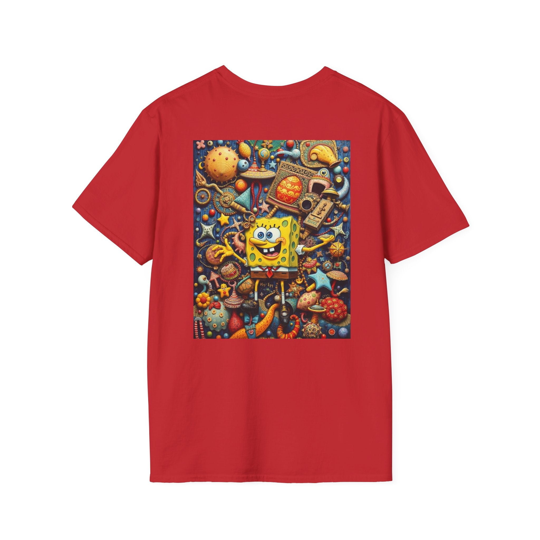 SpongeBob SquarePants Kids T-Shirt, Mr Krabs Squidward Patrick Star Youth Tee, Nickelodeon Children's TV Shirt, Unisex Softstyle