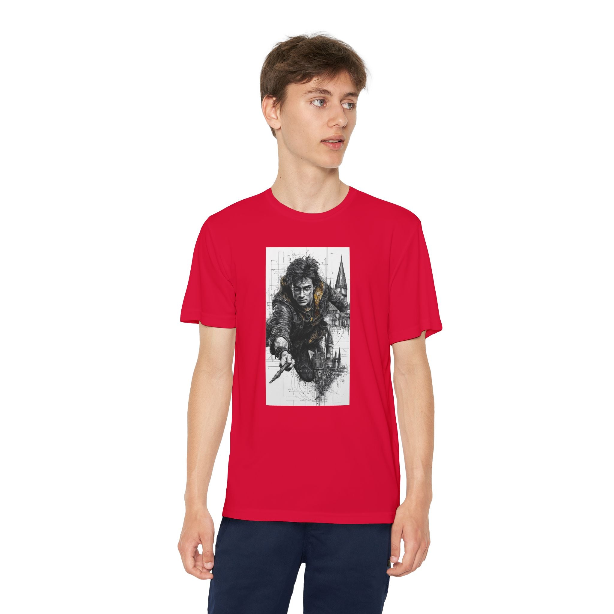 Youth Competitor Tee - Harry Potter, Wizard School Shirt, Magical Kids Top, Hogwarts Fan Gift, Sorcerer's Stone T-Shirt