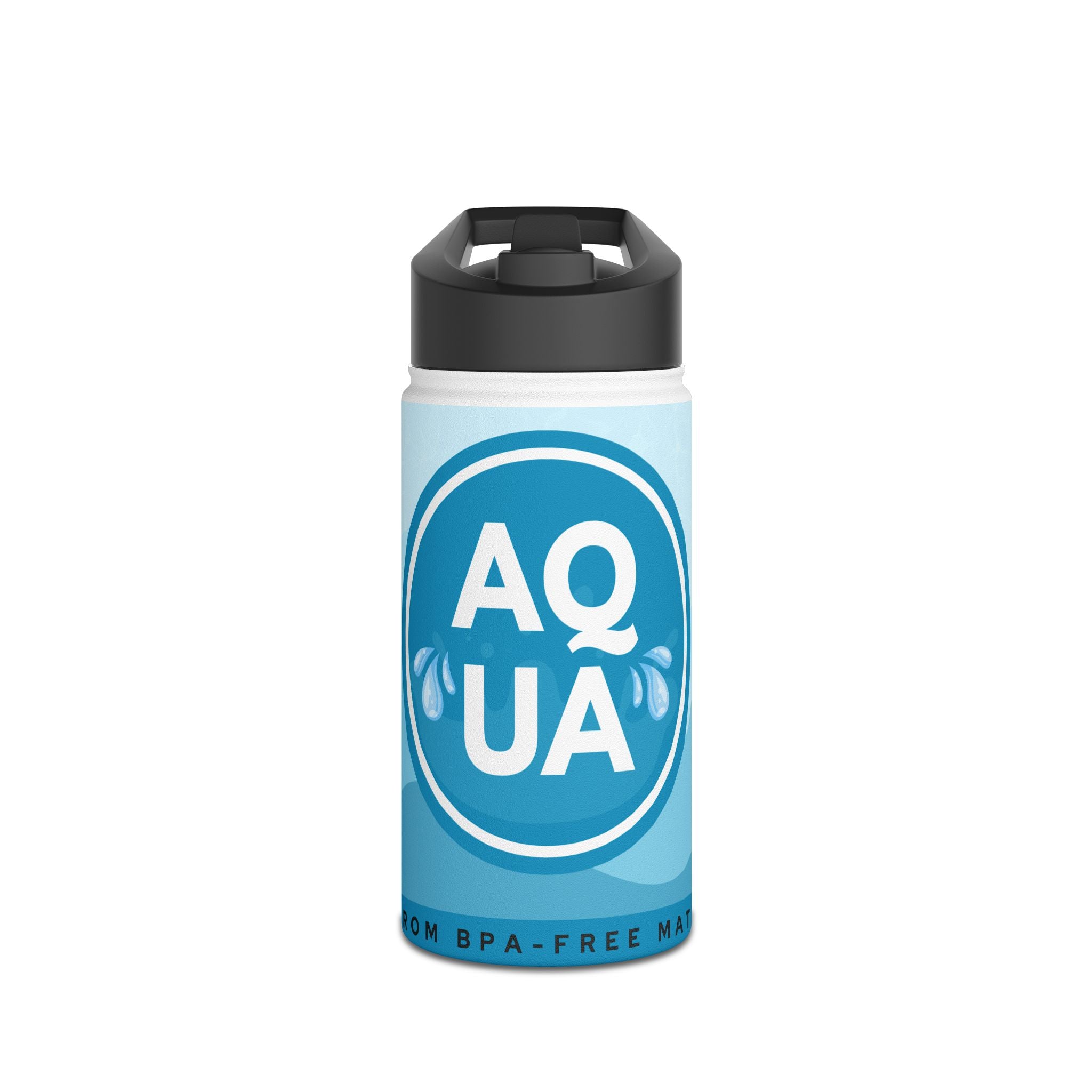 Aqua Stainless Steel Water Bottle, Eco-Friendly Hydration for Travel, Sports, Yoga, Gifts, Outdoor Adventures