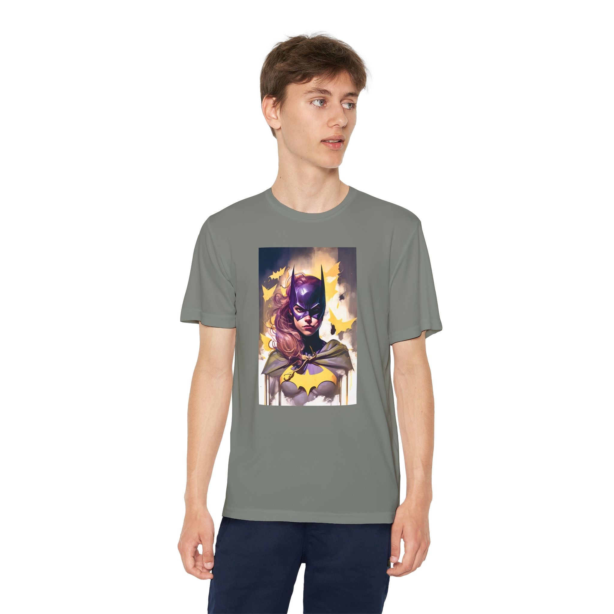 Superhero Youth T-Shirt Sports Graphic Tee, Cool Athletic Shirt for Kids