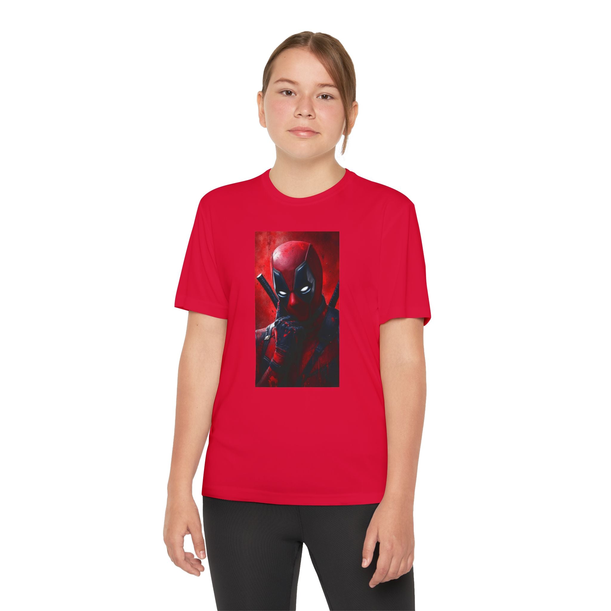 Deadpool Superhero Marvel Patriotic, Kids Graphic T-Shirt, Boys Hero Top, Girls Comic Book Clothing, Birthday