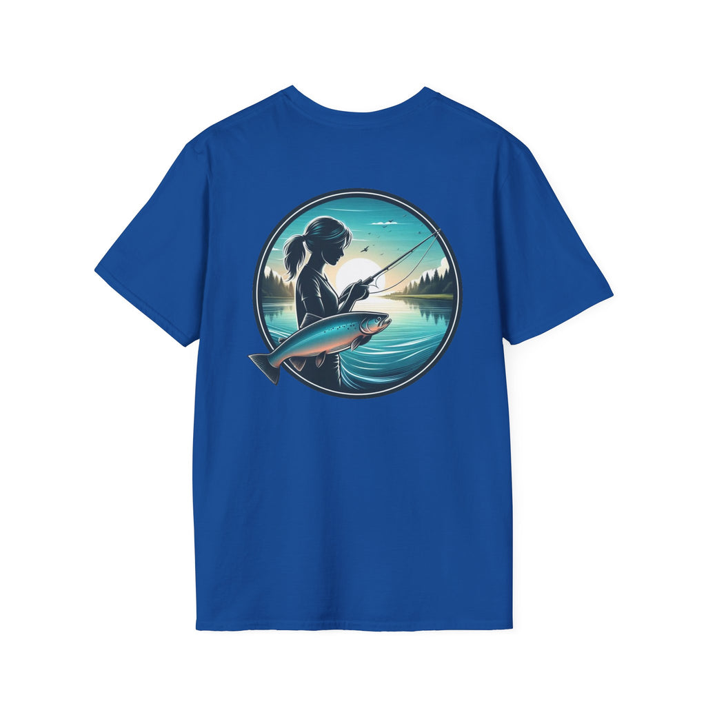 Patriotic Fishing t-shirt, American Flag Tee, 4th of July Shirt, USA Independence Day Top, Patriotic Graphic Tee, Unisex Patriotic