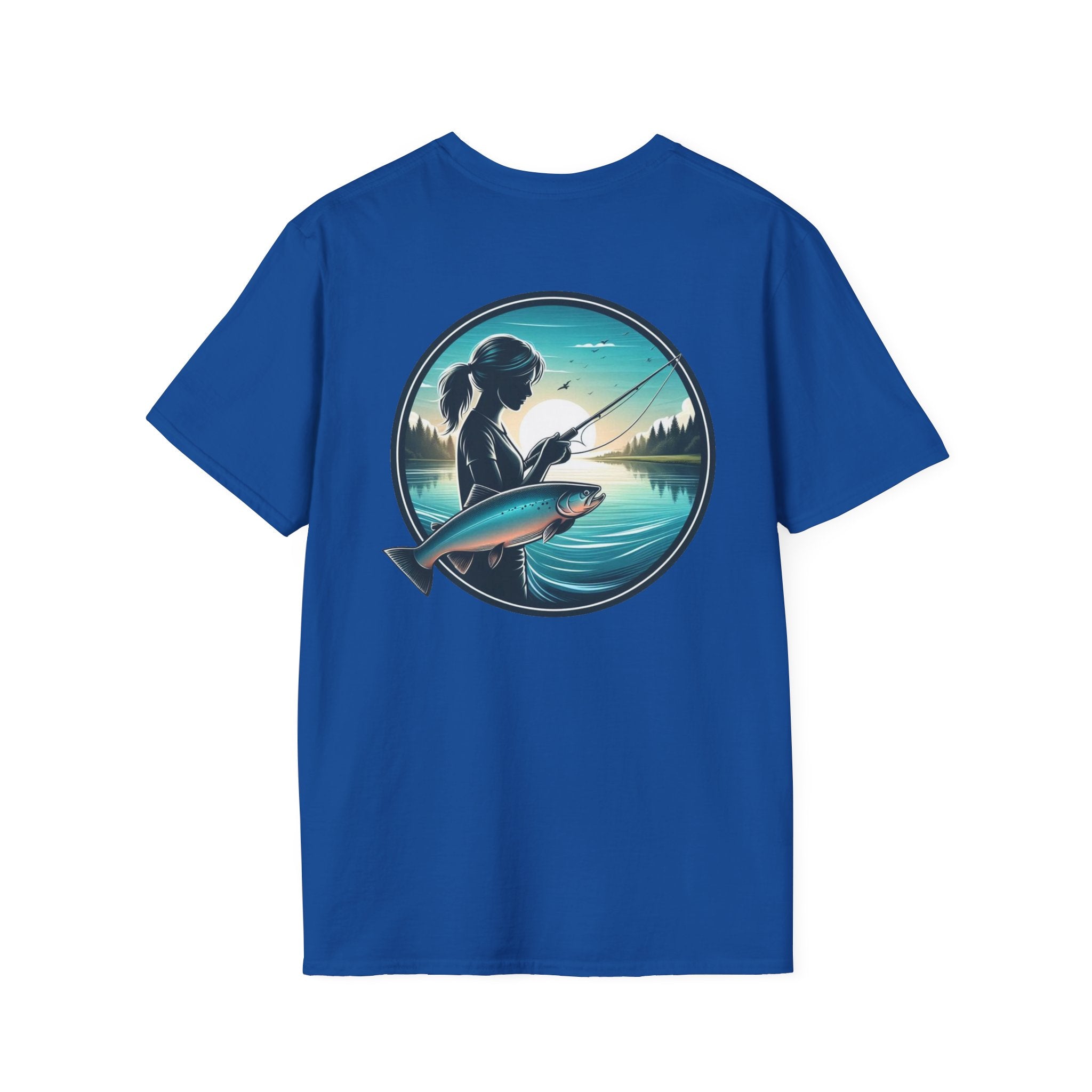 Patriotic Fishing t-shirt, American Flag Tee, 4th of July Shirt, USA Independence Day Top, Patriotic Graphic Tee, Unisex Patriotic