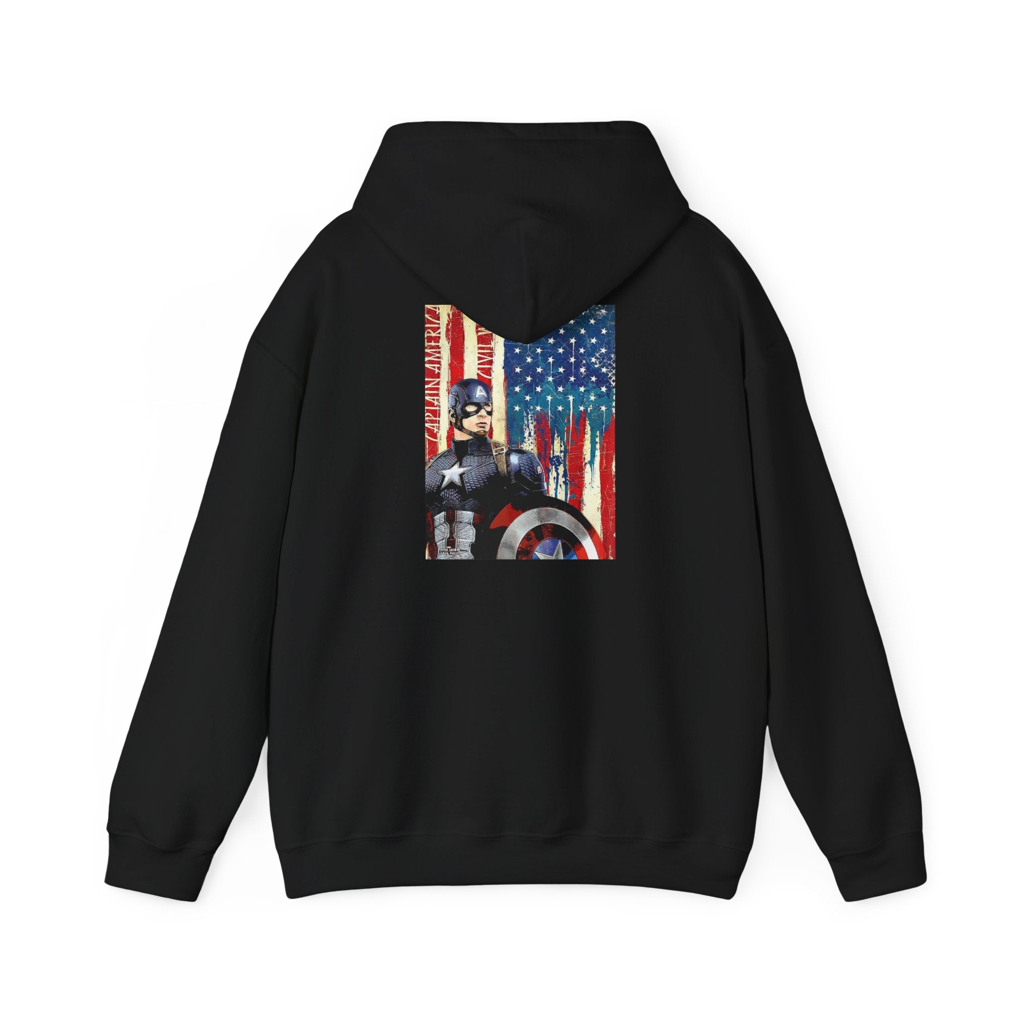 Hooded Sweatshirt - Captain America Design