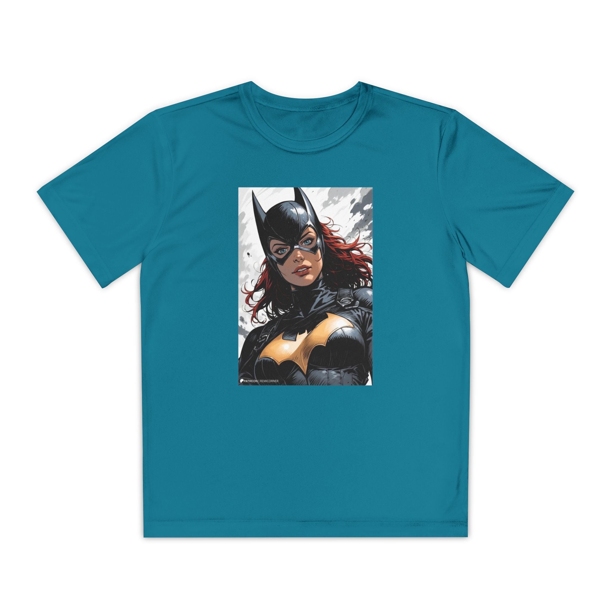 Superhero Youth T-Shirt Sports Graphic Tee, Cool Athletic Shirt for Kids