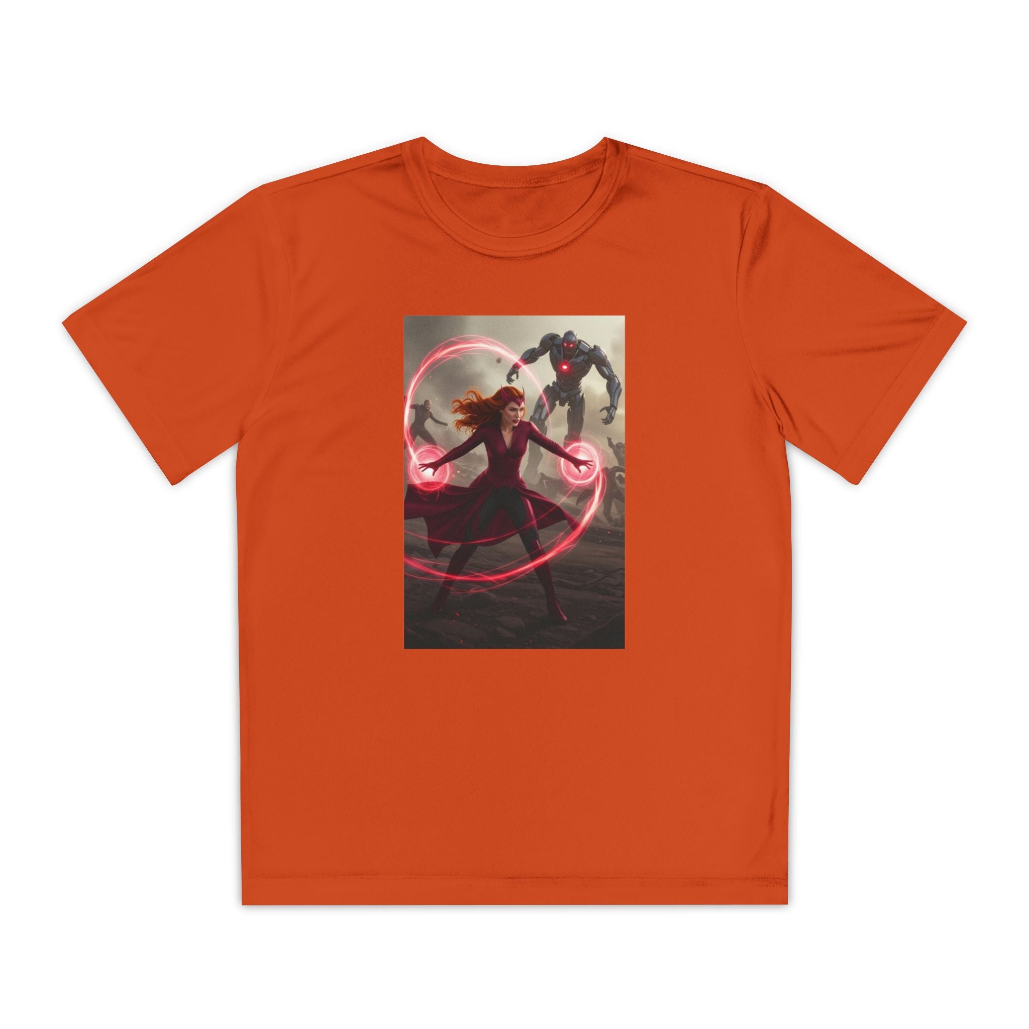Superhero Youth T-Shirt Sports Graphic Tee, Cool Athletic Shirt for Kids