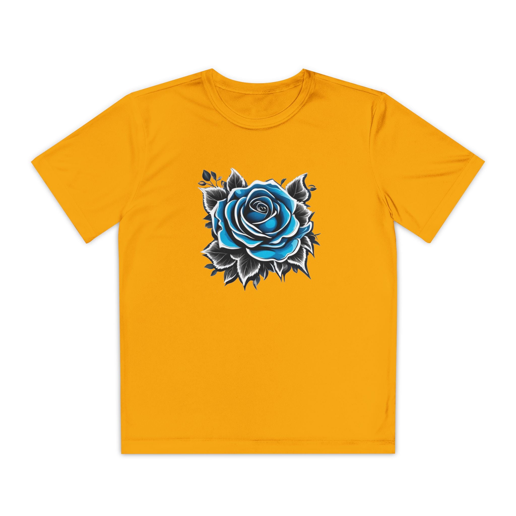 Flower Youth T-Shirt Sports Graphic Tee, Cool Athletic Shirt for Kids