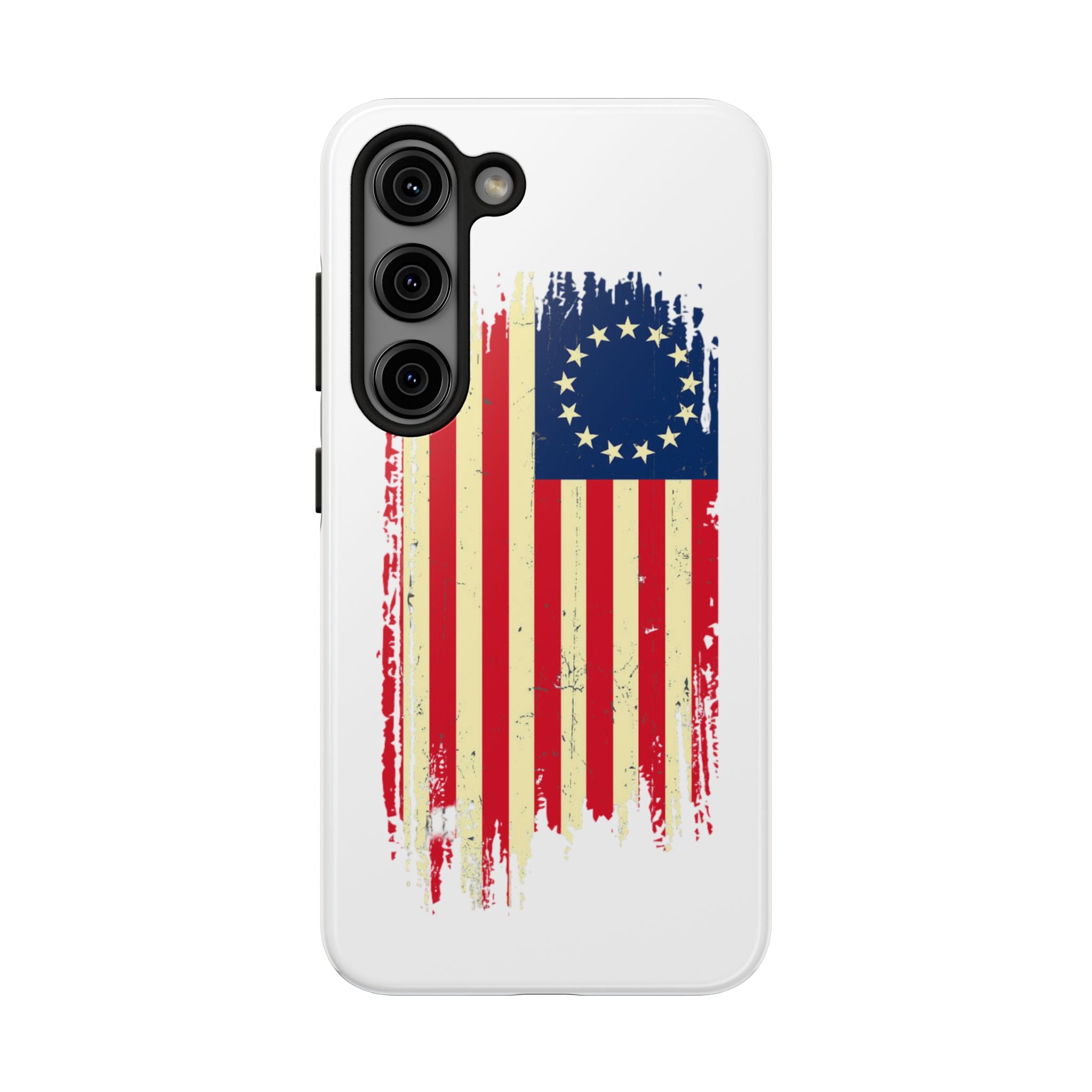 Patriotic Phone Cases with Vintage Flag Design, Tough Case for Independence Day, Memorial Day, 4th of July, Gift for Veterans, USA Pride