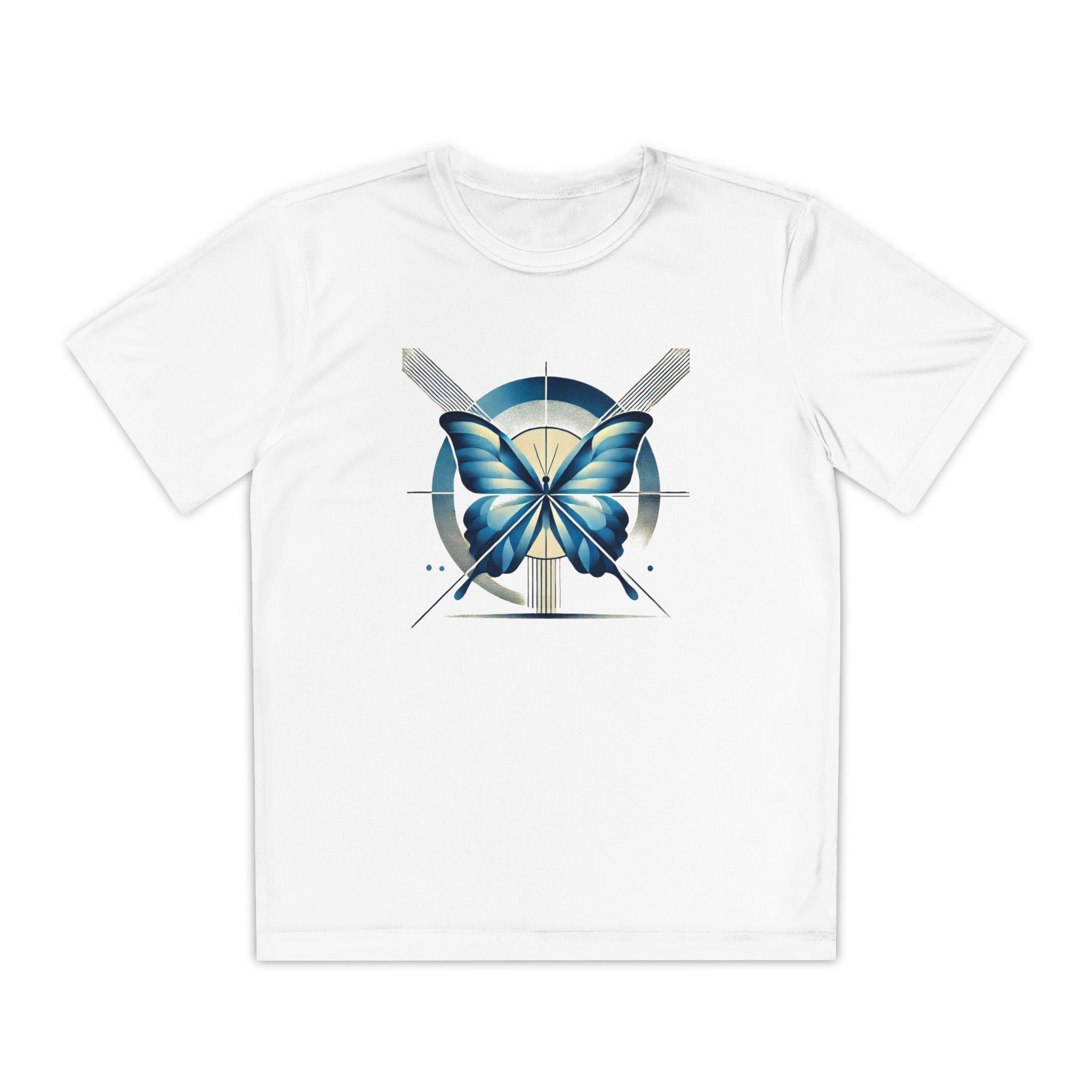 Butterffy Youth T-Shirt Sports Graphic Tee, Cool Athletic Shirt for Kids, Perfect for Sports Events, Team Spirit