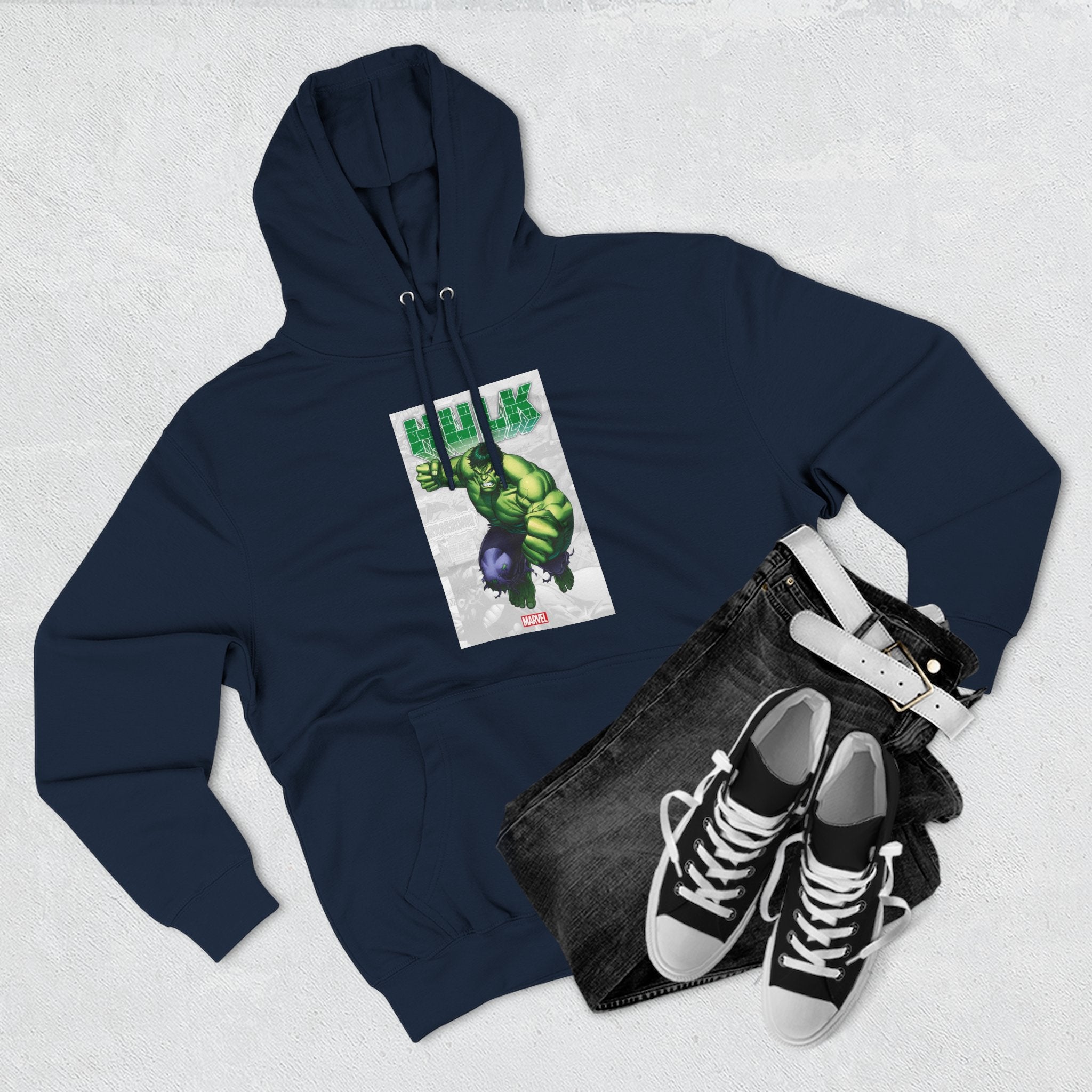 The Incredible Hulk Three-Panel Fleece Hoodie