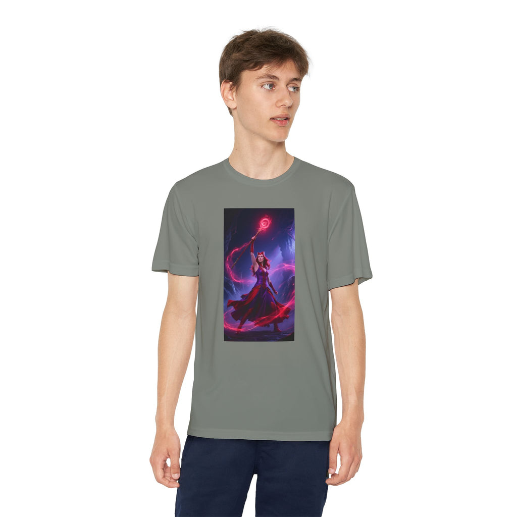 Superhero Youth T-Shirt Sports Graphic Tee, Cool Athletic Shirt for Kids