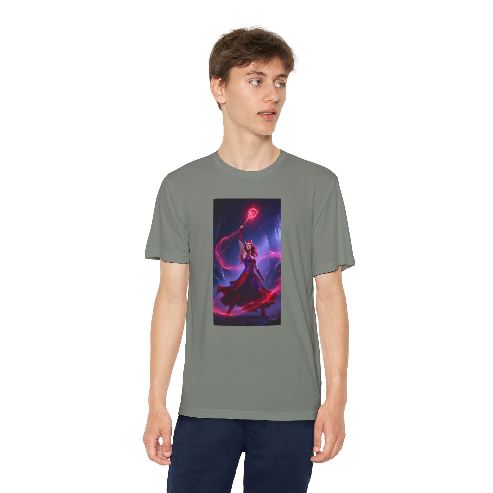 Superhero Youth T-Shirt Sports Graphic Tee, Cool Athletic Shirt for Kids