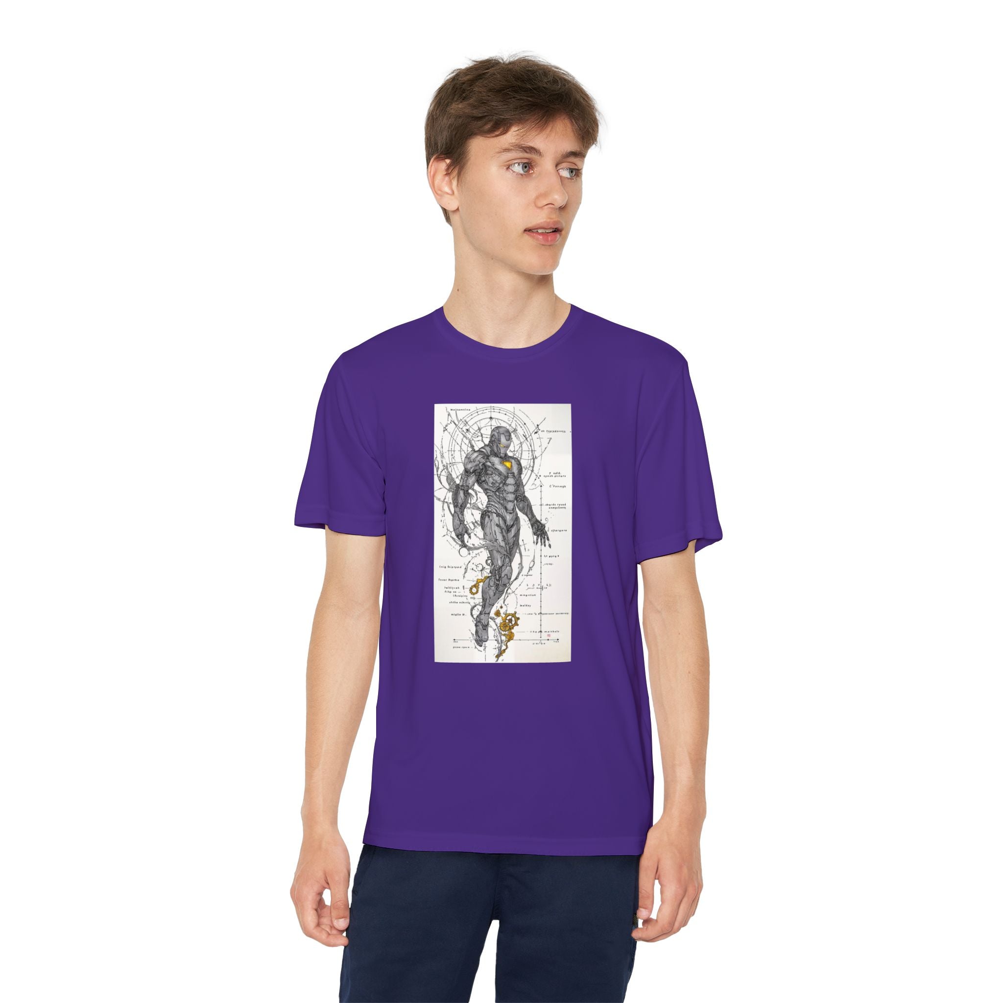 Superhero Youth T-Shirt Sports Graphic Tee, Cool Athletic Shirt for Kids