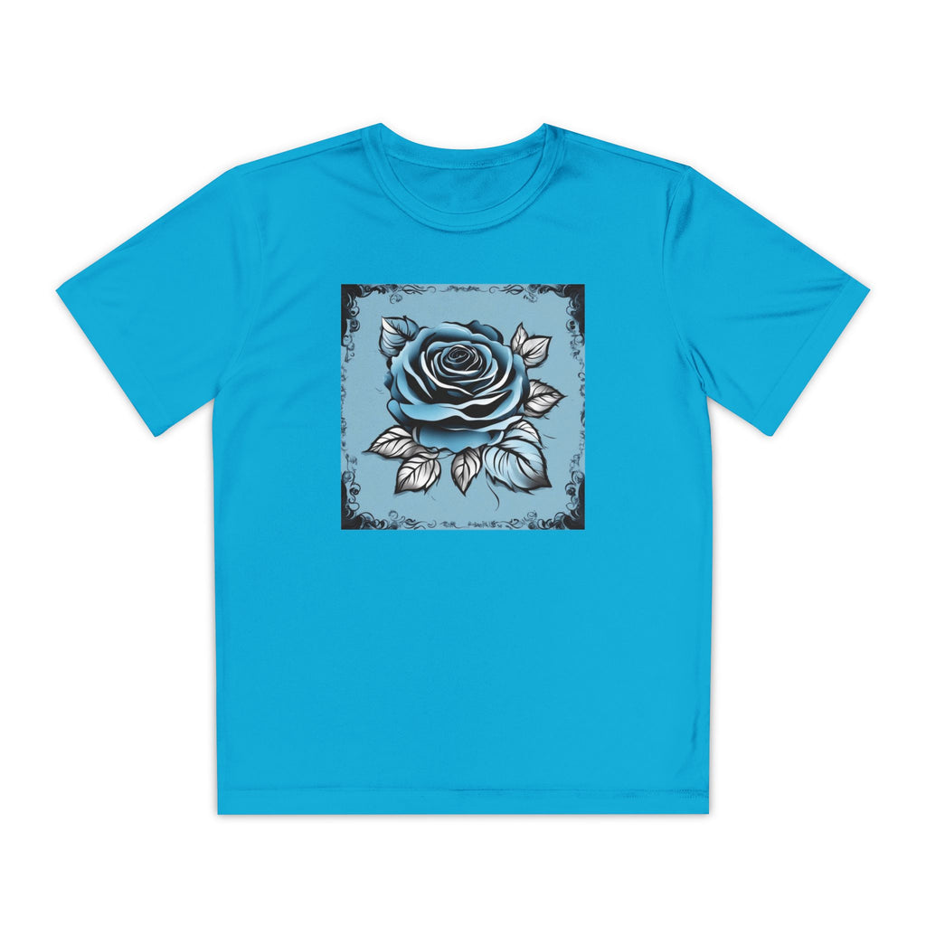 Flower Youth Tshirt, Girls Floral Tee, Kids Spring Shirt, Children's Botanical Top, Teen Blossom T-Shirt