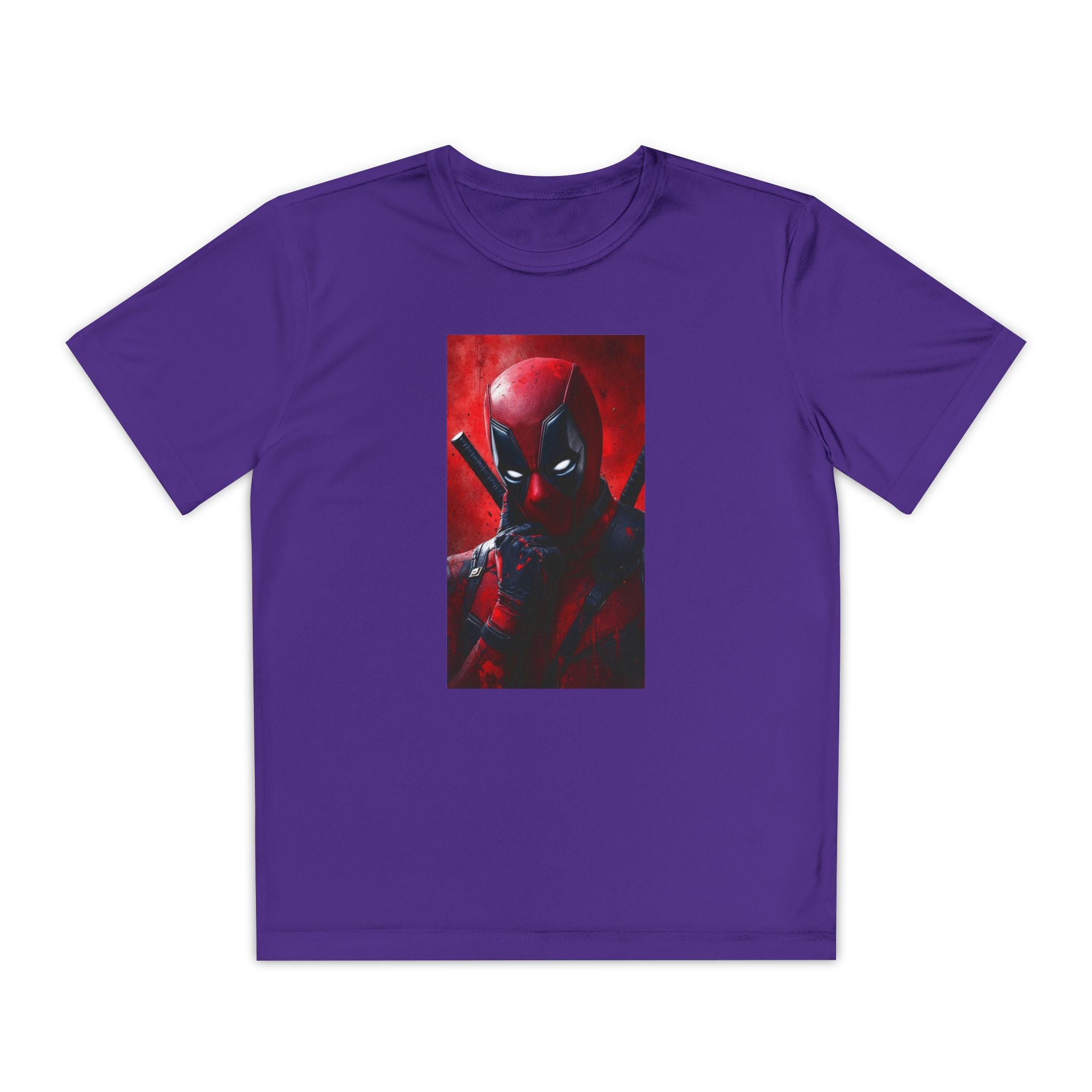 Deadpool Superhero Marvel Patriotic, Kids Graphic T-Shirt, Boys Hero Top, Girls Comic Book Clothing, Birthday