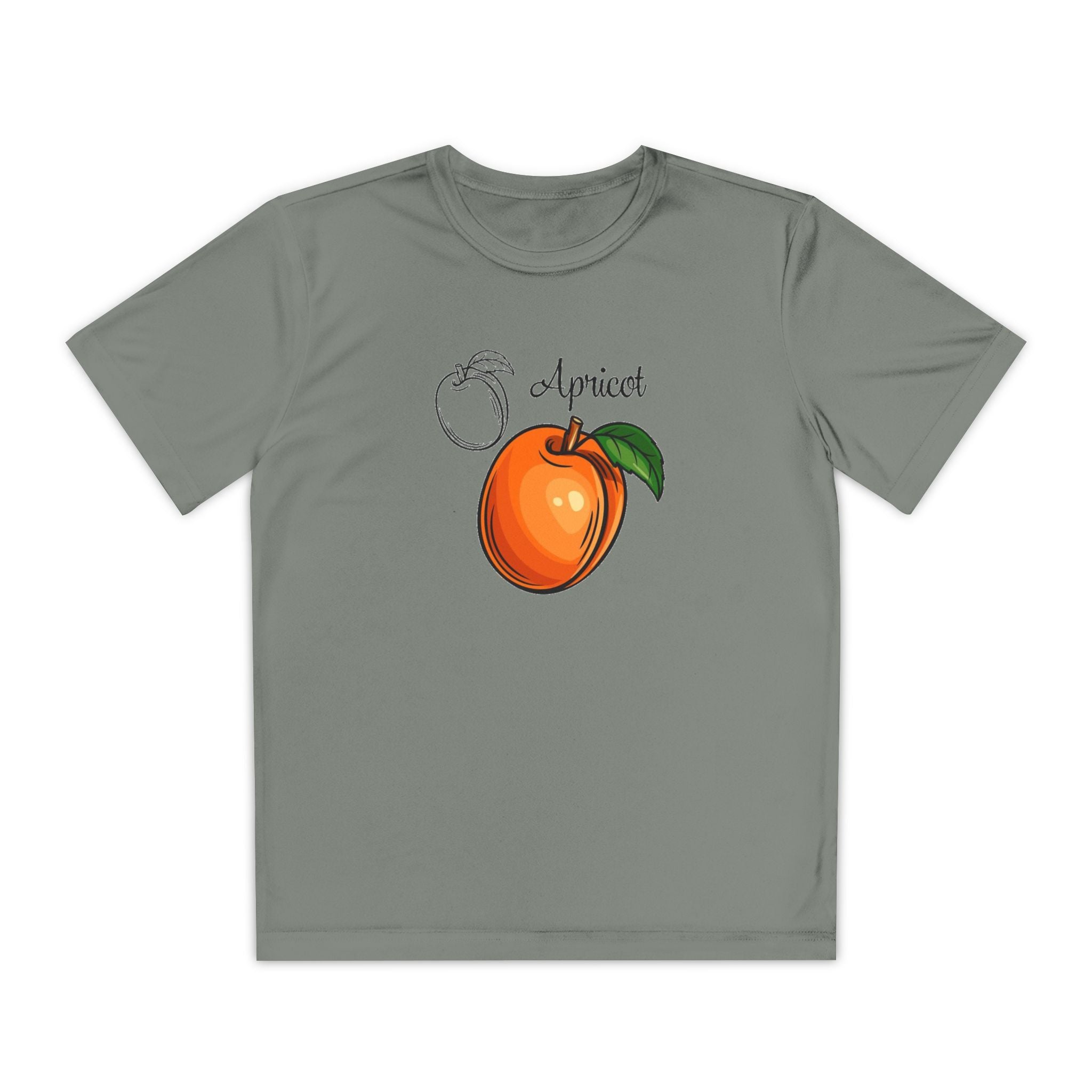 Apricot Youth T-Shirt Sports Graphic Tee, Cool Athletic Shirt for Kids, Perfect for Sports Events, Team Spirit