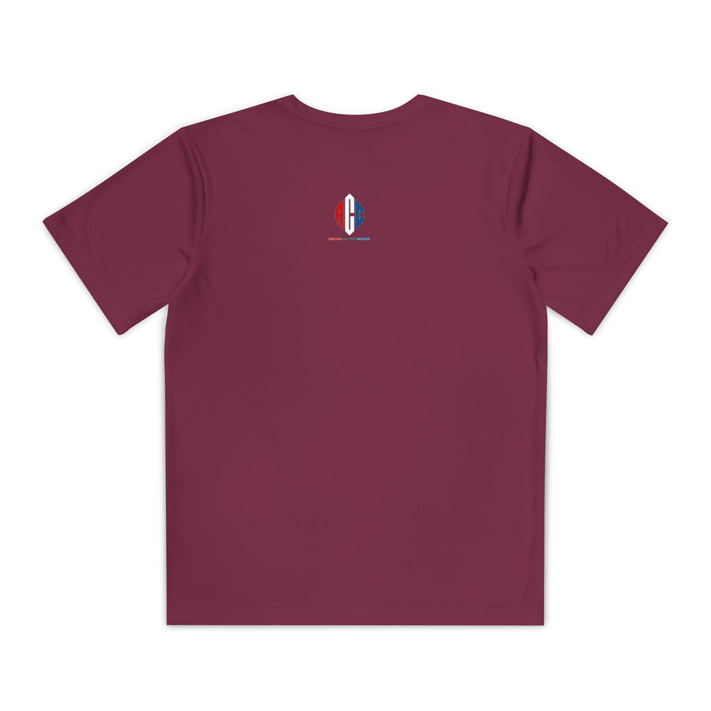 Superhero Youth T-Shirt Sports Graphic Tee, Cool Athletic Shirt for Kids