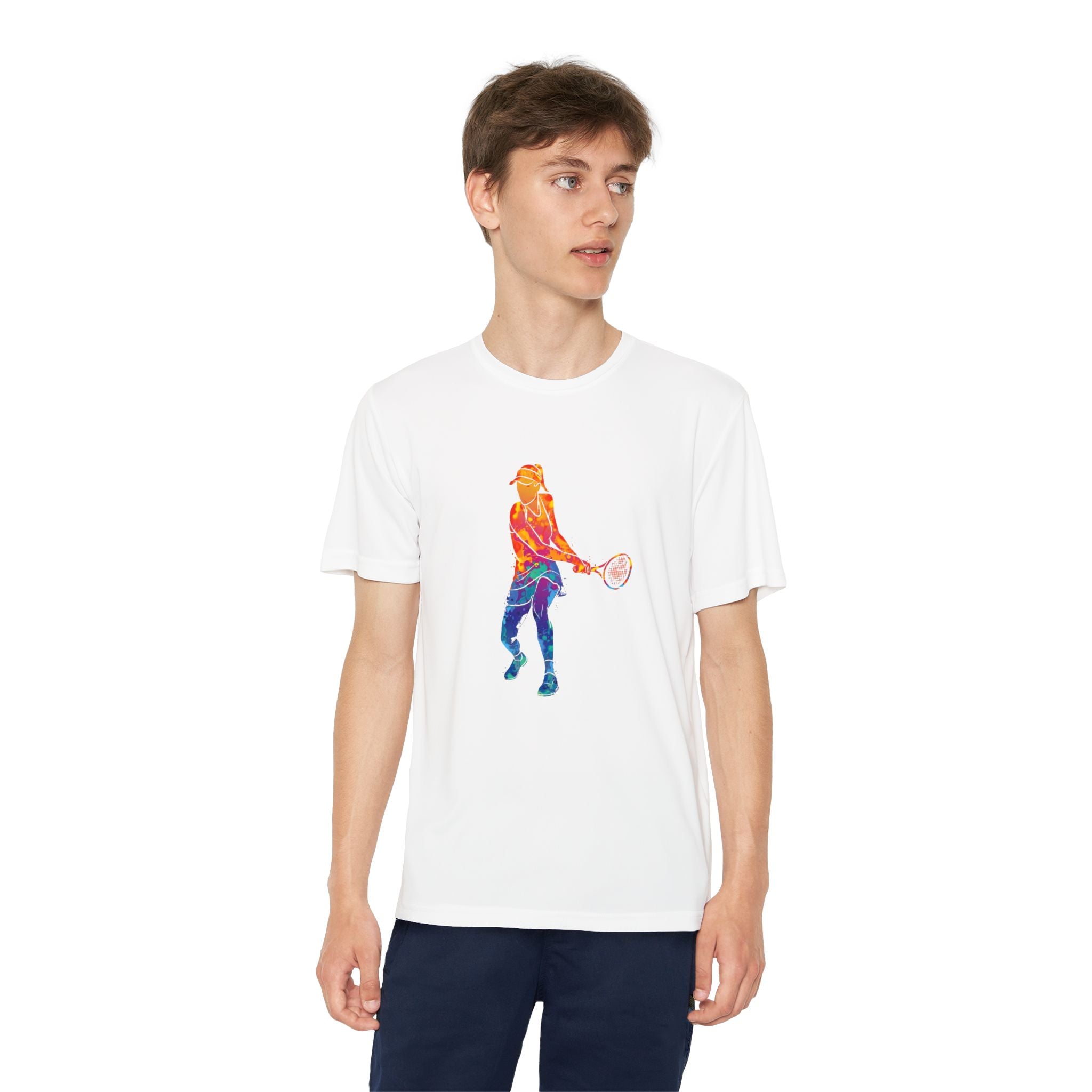 Tennis Youth Sports Graphic Tee, Cool Athletic Shirt for Kids, Perfect for Sports Events, Team Spirit, Birthday Gift, Summer Activities