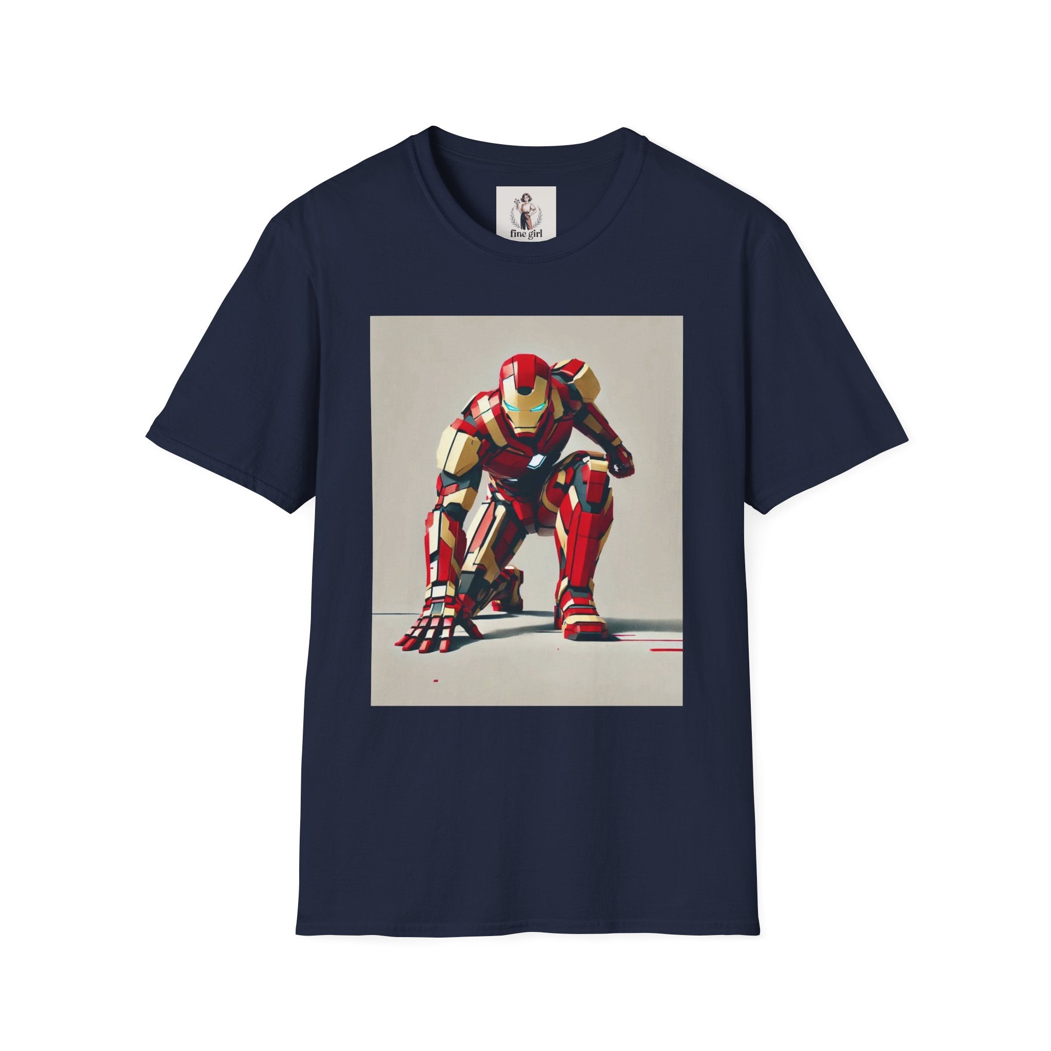 Ironman Superhero Marvel Unisex Softstyle T-Shirt, Comic Book Tee, Geeky Clothing, Cosplay Costume Top
