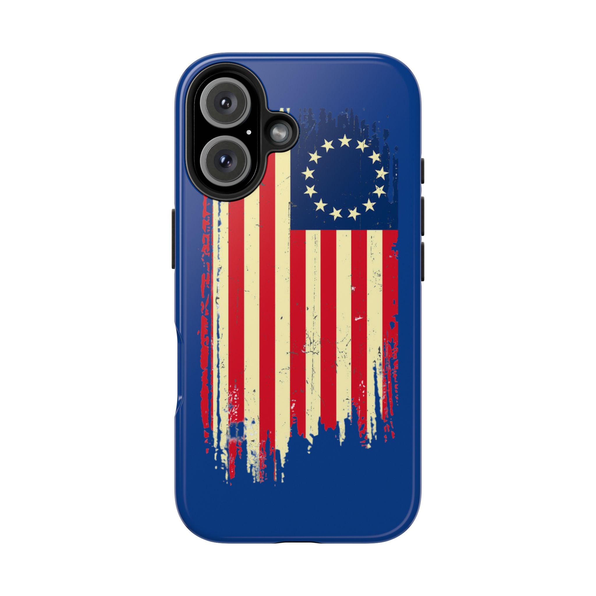 Patriotic Phone Cases with Vintage Flag Design, Tough Case for Independence Day, Memorial Day, 4th of July, Gift for Veterans, USA Pride