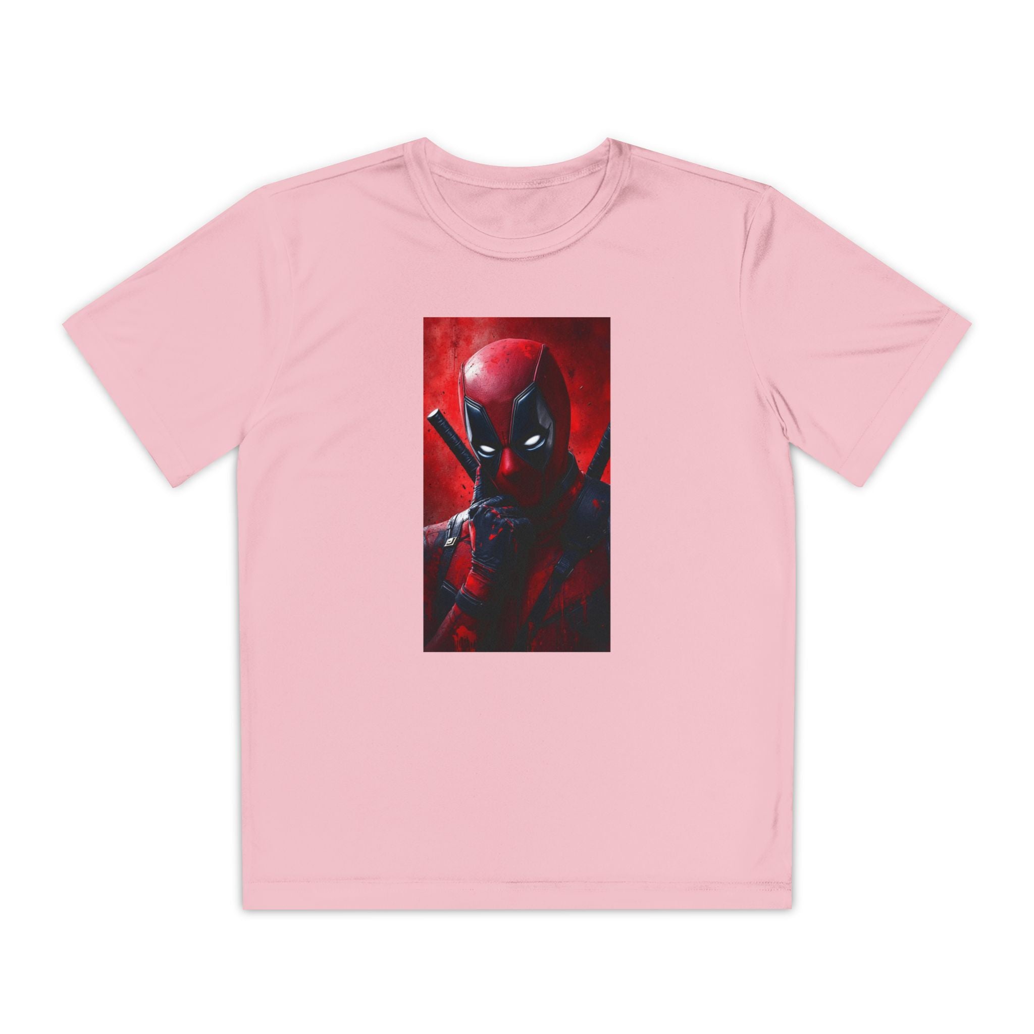 Deadpool Superhero Marvel Patriotic, Kids Graphic T-Shirt, Boys Hero Top, Girls Comic Book Clothing, Birthday