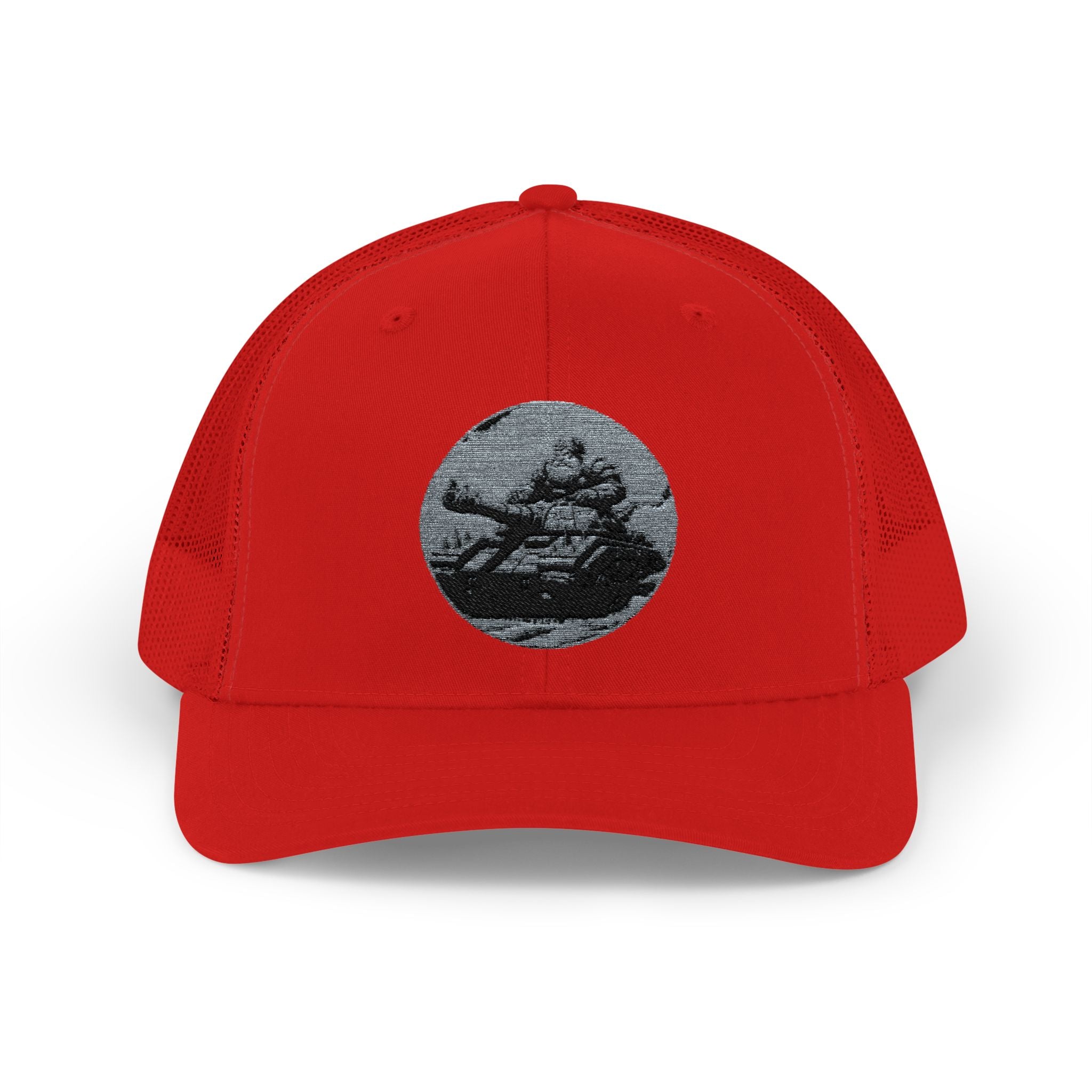 Santa Claus On A Tank Christmas Patriotic, Trucker Cap, Patriotic hat, Truckers Hat, Patriotic Accessories