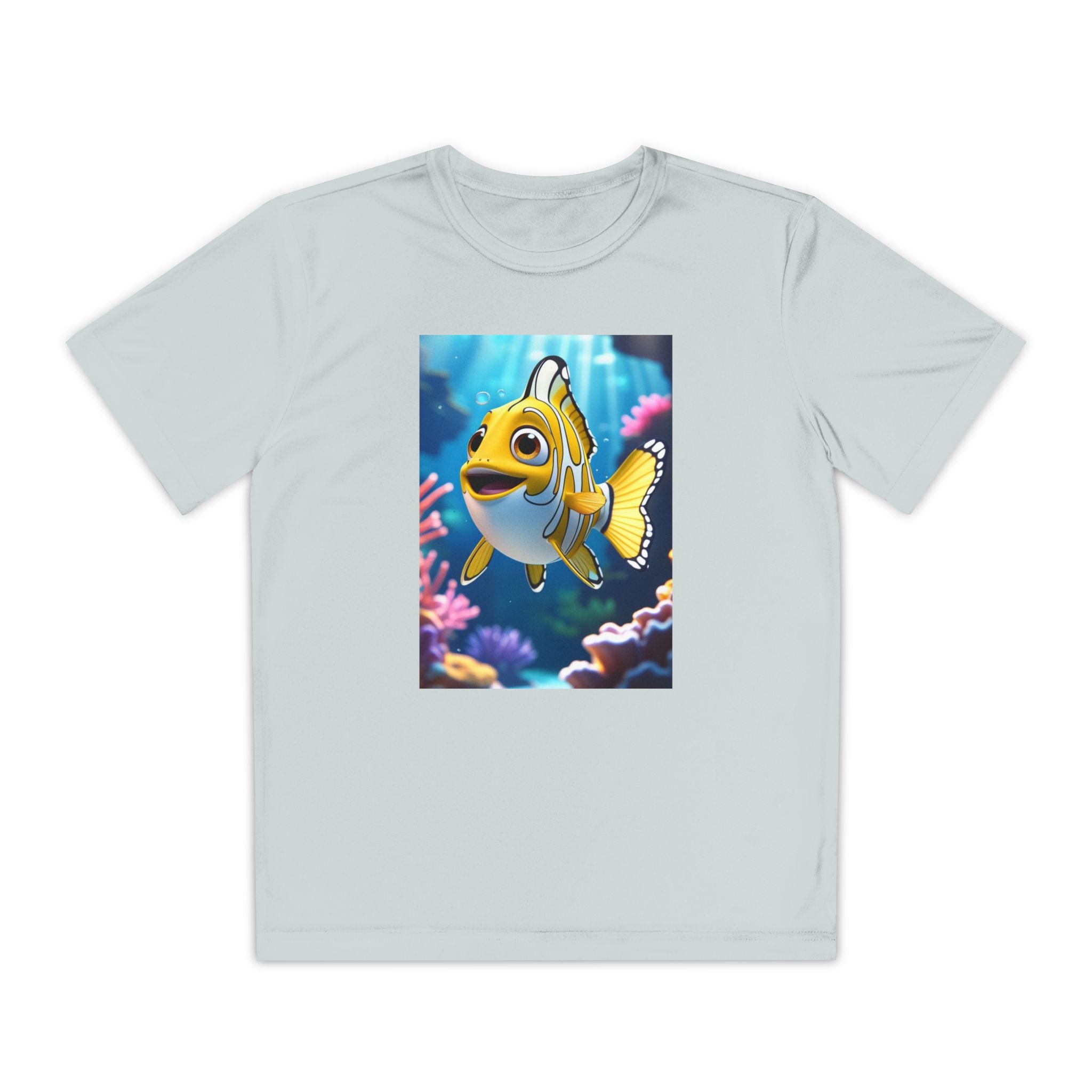 Nemo Fish Ocean Youth T-Shirt - Underwater Kids Tee, Finding Nemo Shirt, Beach Vacation Clothing, Ocean Lover Gift, Fish Theme Top