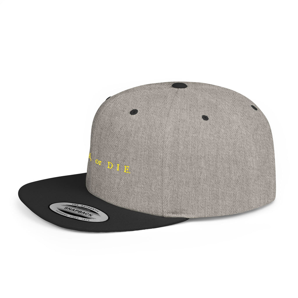 Join Or Die ~ Stylish Flat Bill Snapback Hat