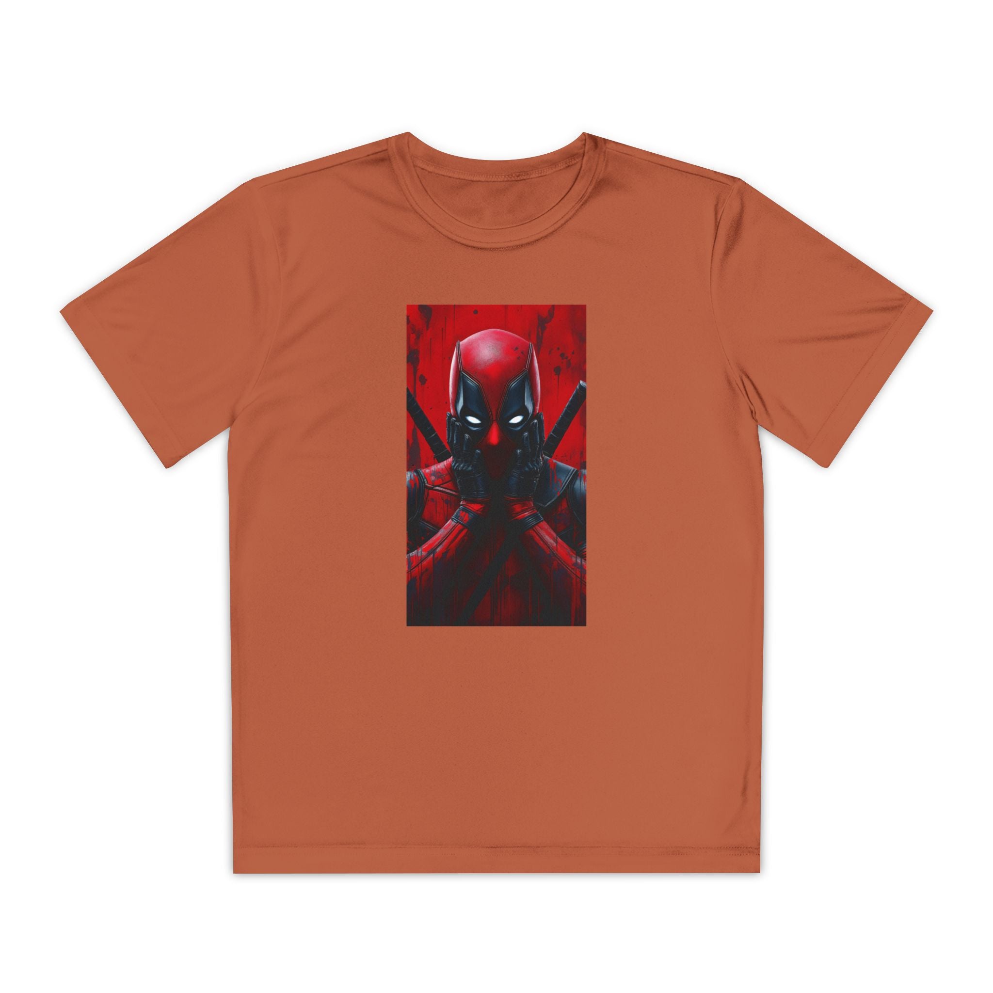 Deadpool Superhero Marvel Patriotic, Kids Graphic T-Shirt, Boys Hero Top, Girls Comic Book Clothing, Birthday