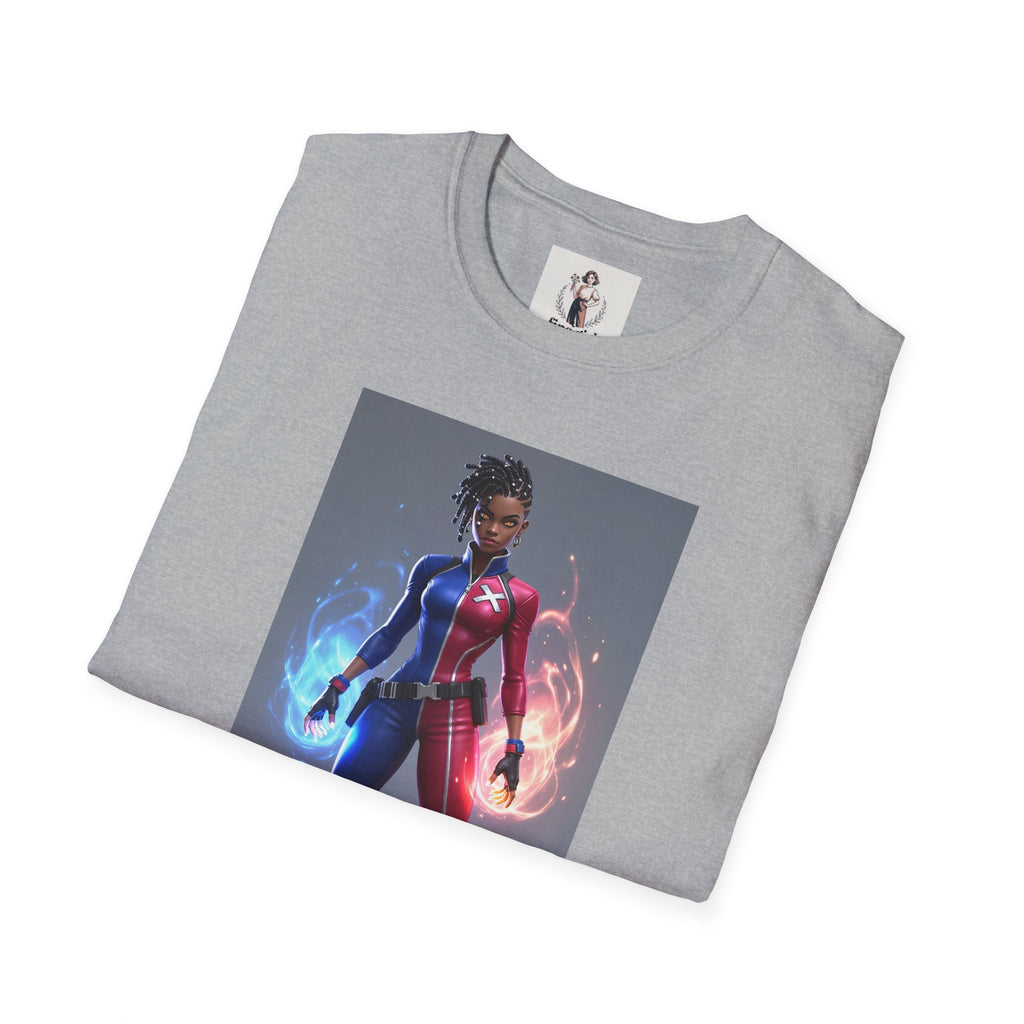 Mercedes Knight Superhero Marvel Unisex Softstyle T-Shirt, Comic Book Tee, Graphic Novel Shirt, Geeky Clothing, Cosplay Costume Top