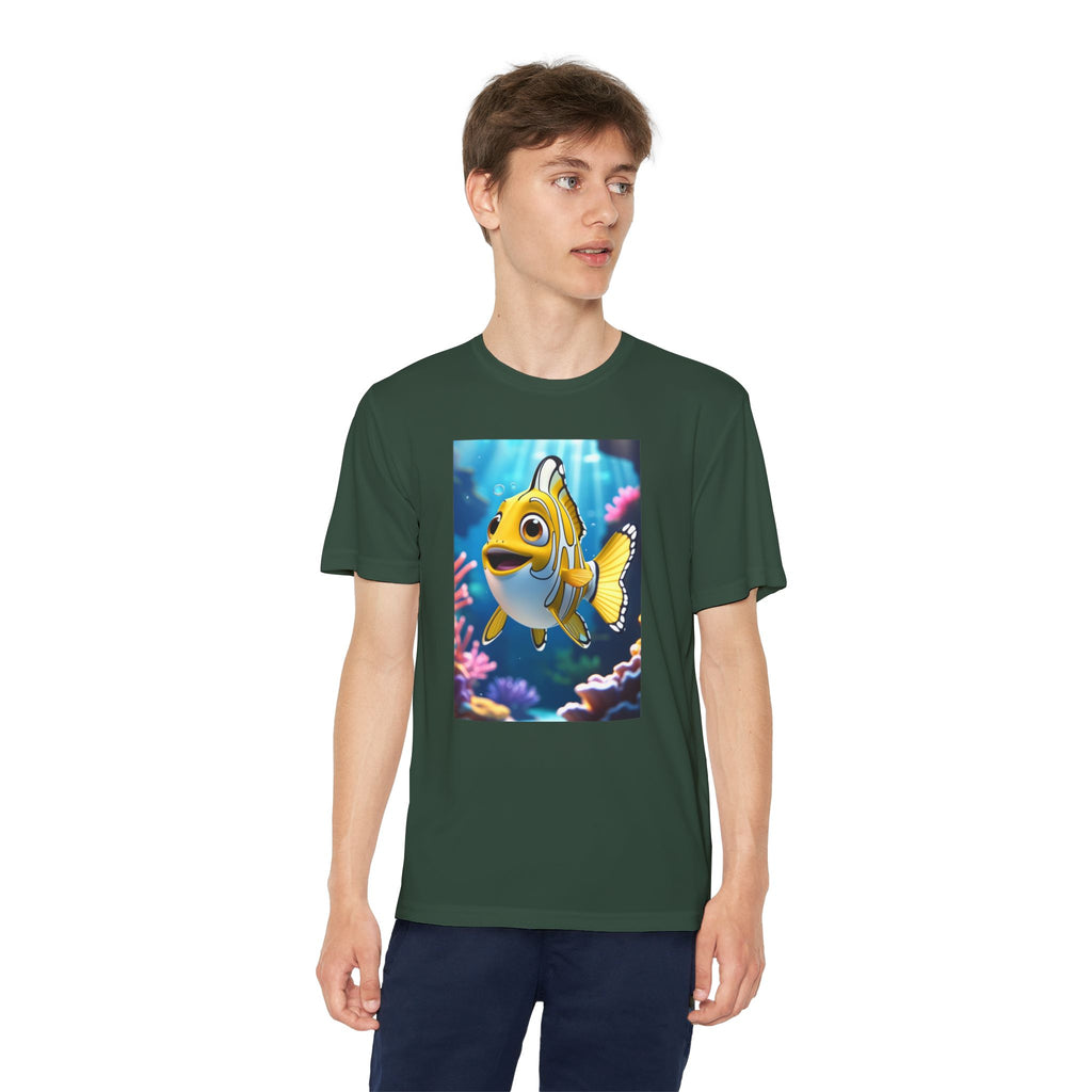 Nemo Fish Ocean Youth T-Shirt - Underwater Kids Tee, Finding Nemo Shirt, Beach Vacation Clothing, Ocean Lover Gift, Fish Theme Top