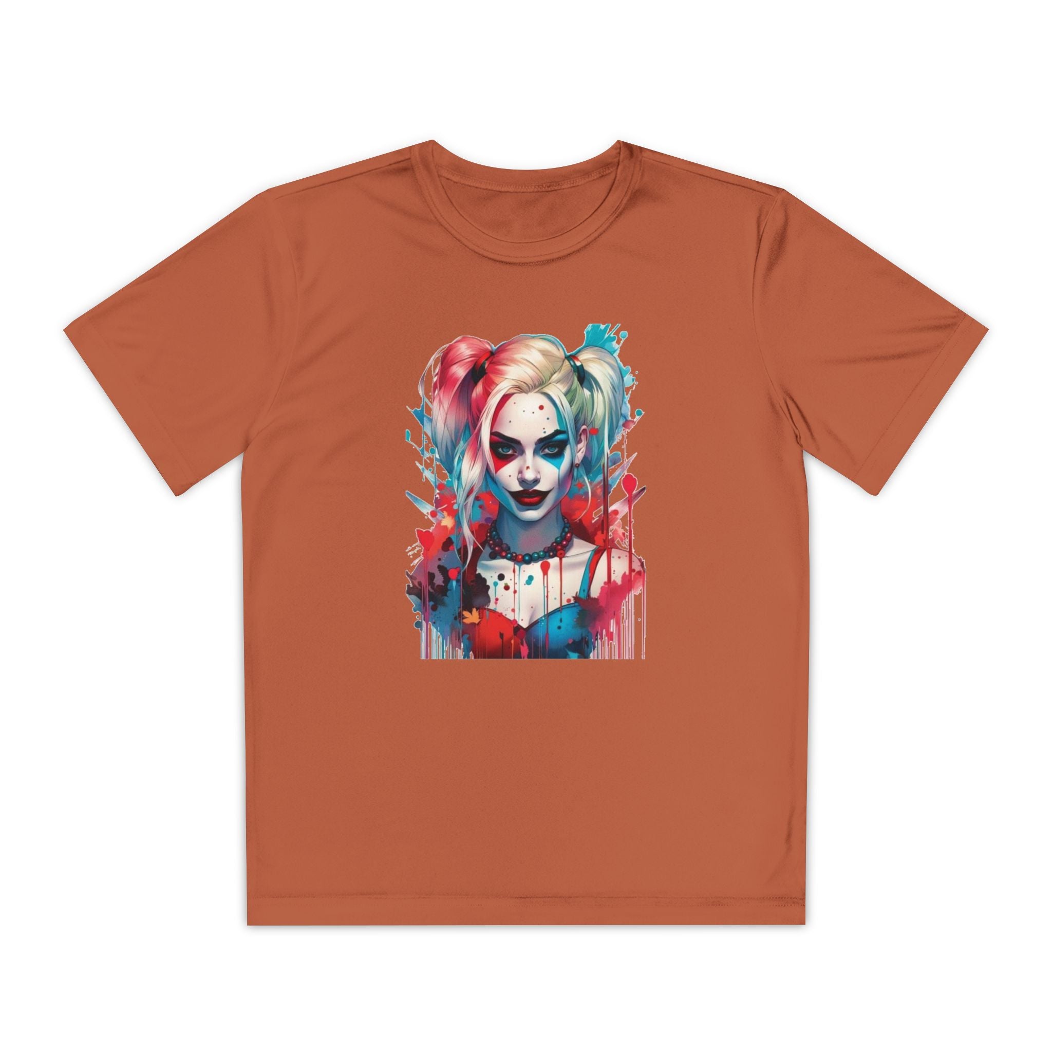 Superhero Youth T-Shirt Sports Graphic Tee, Cool Athletic Shirt for Kids