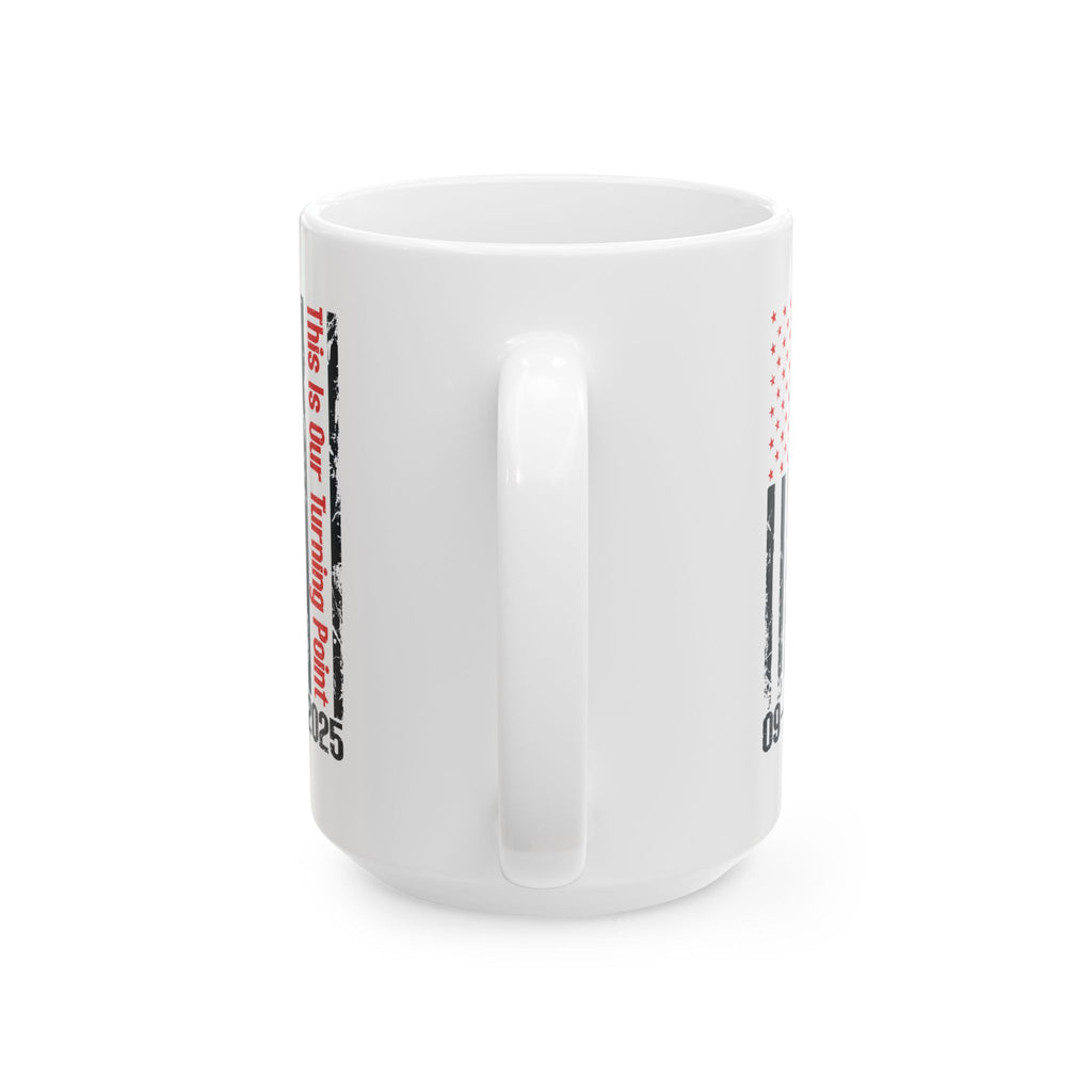 Charlie Kirk Patriotic Mug