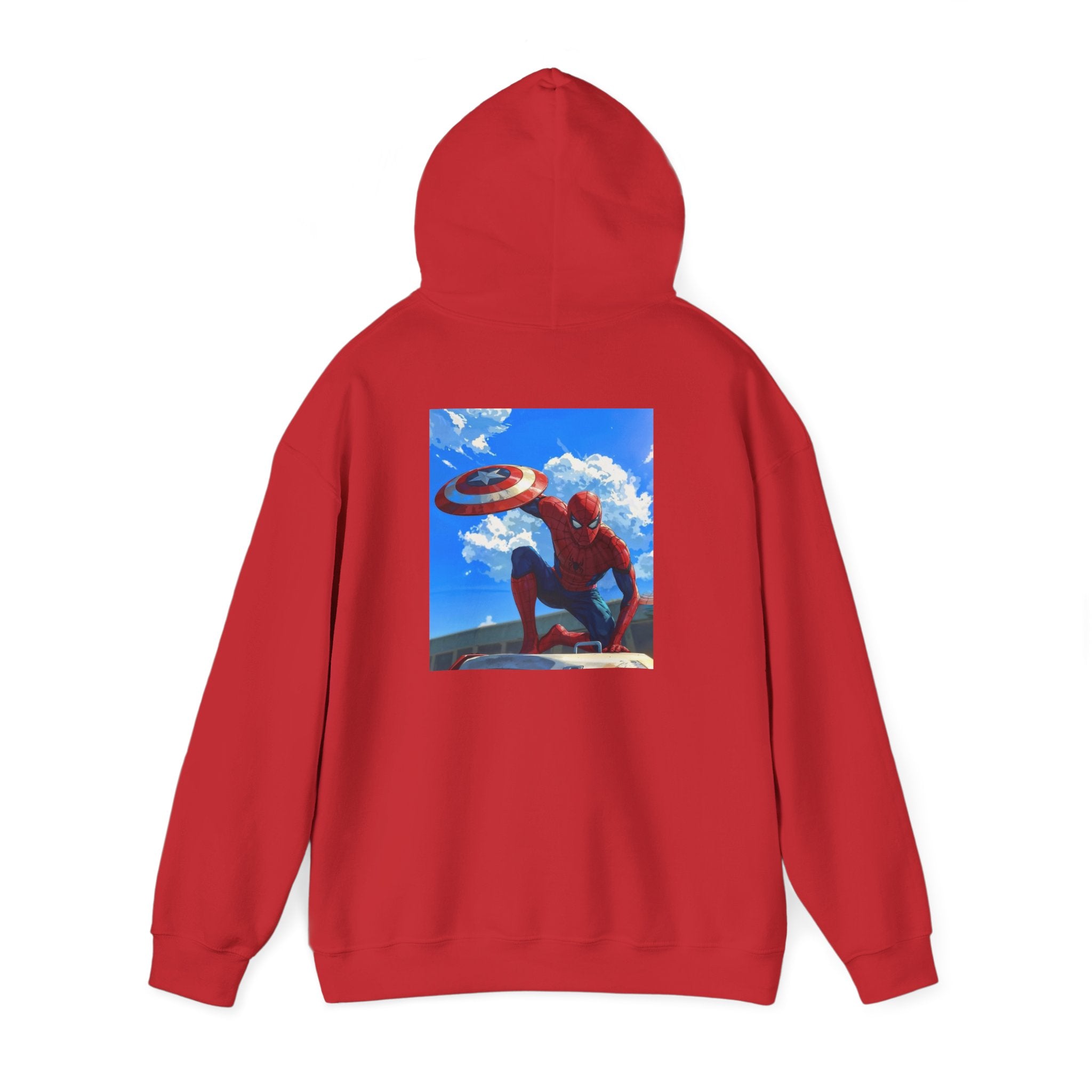 Hooded Sweatshirt - Spiderman Design